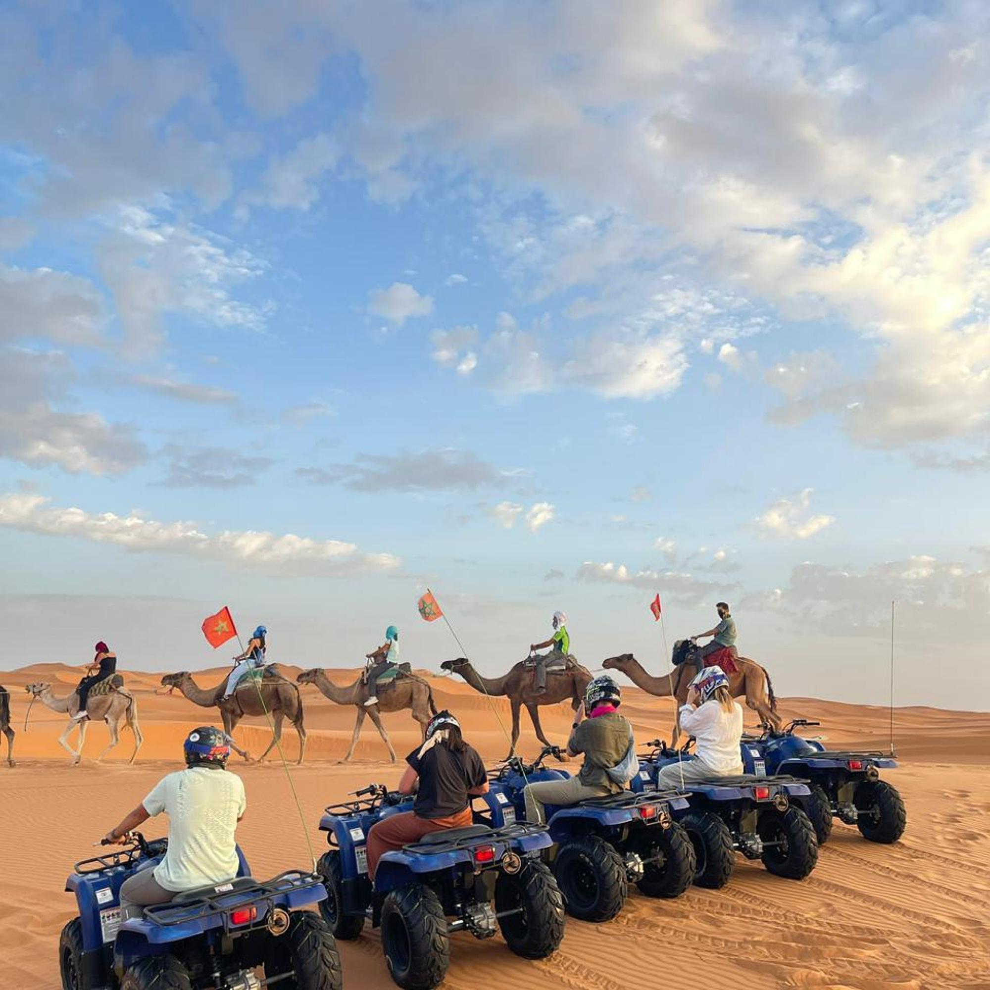 Merzouga Sahara Quad Bike Safari & Sandboarding