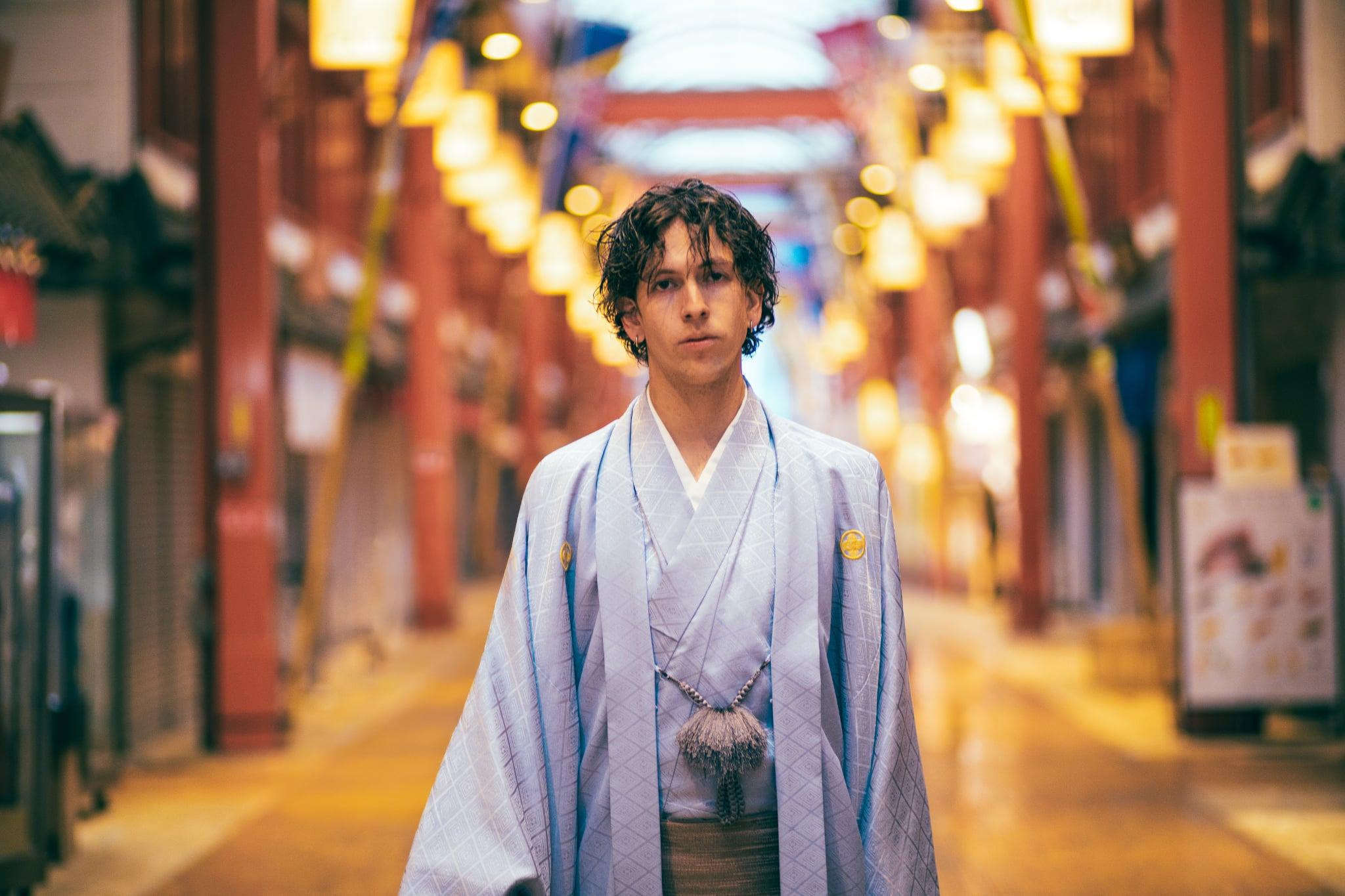 kimono photoshoot in Asakusa, Tokyo — image 1