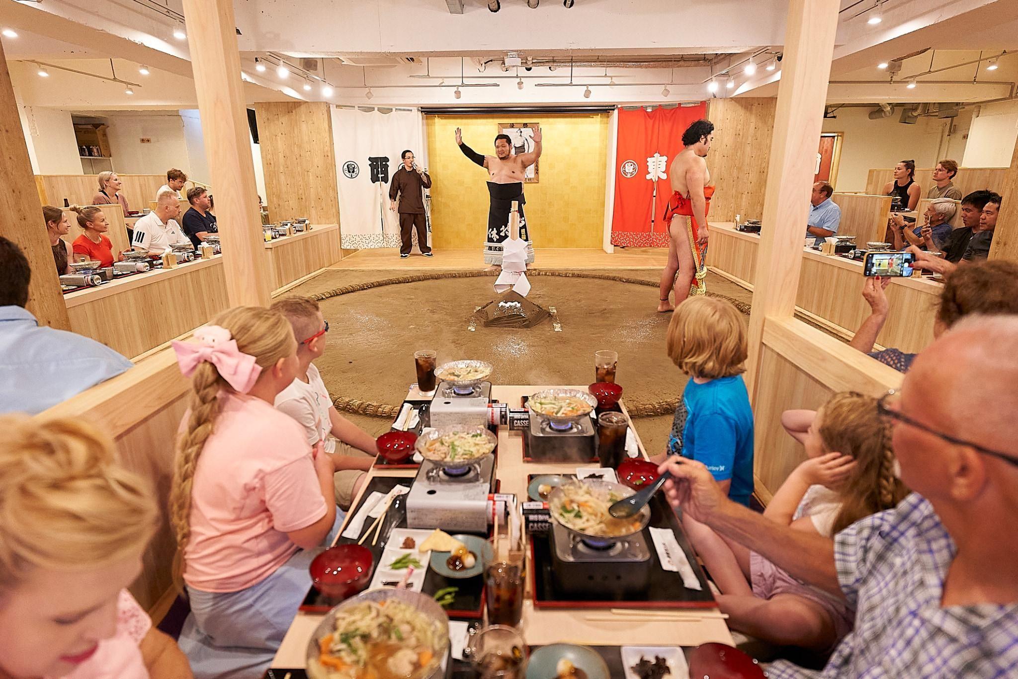 Sumo Wrestling Experience with Chanko Hot Pot & Mochi Making