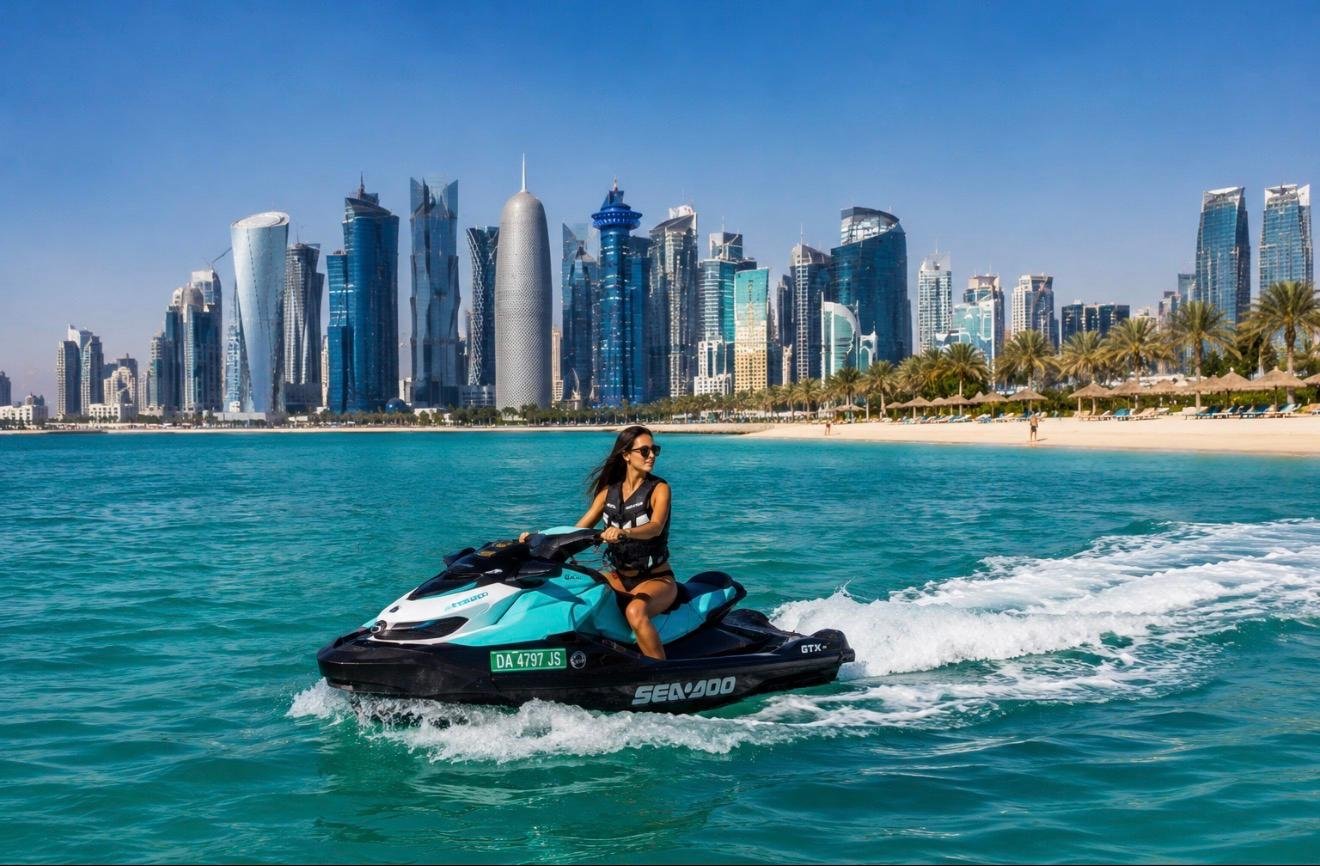 Doha Jet Ski Adventure with Skyline Views
