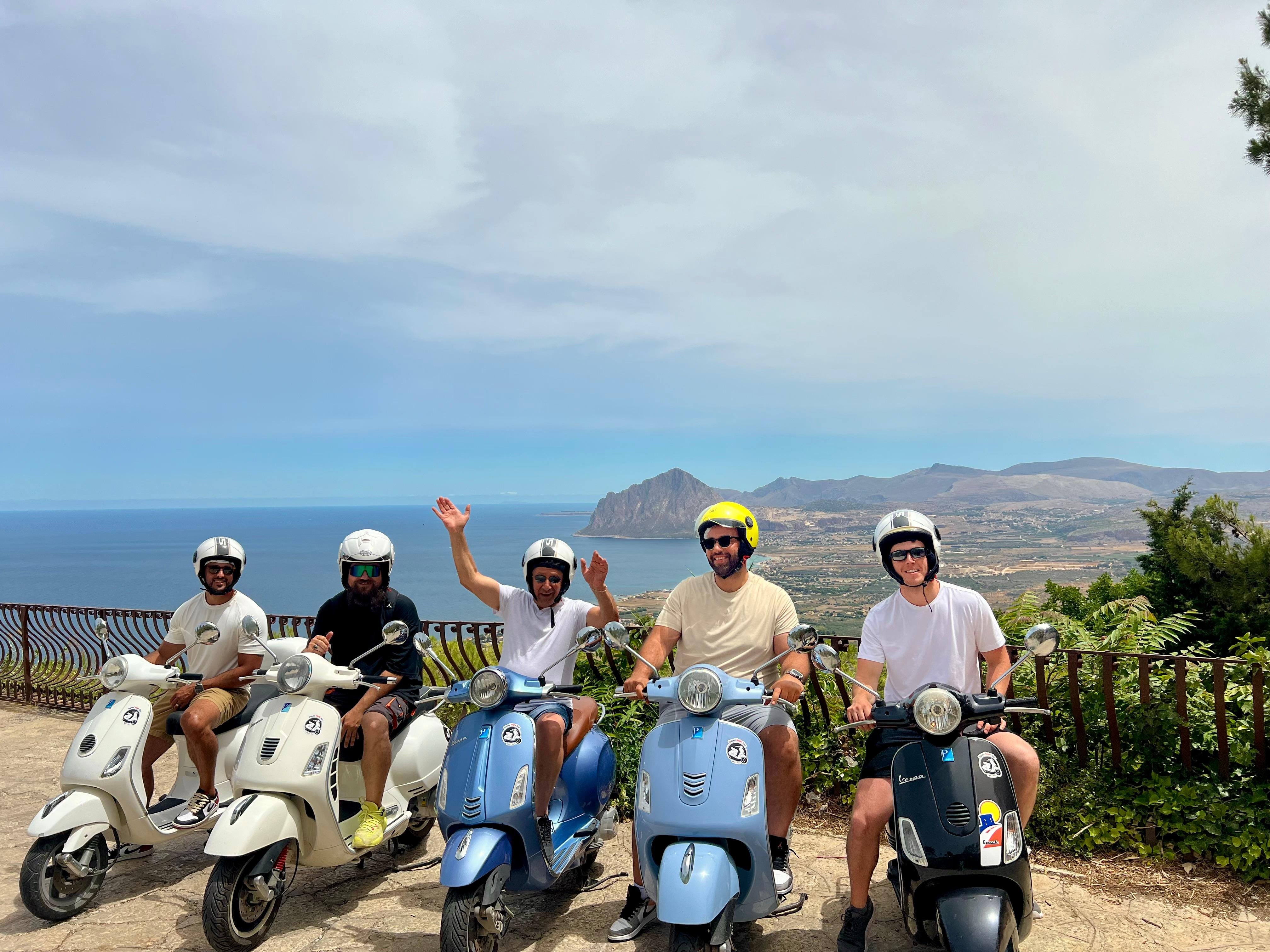 Medieval Erice Vespa Adventure from Trapani