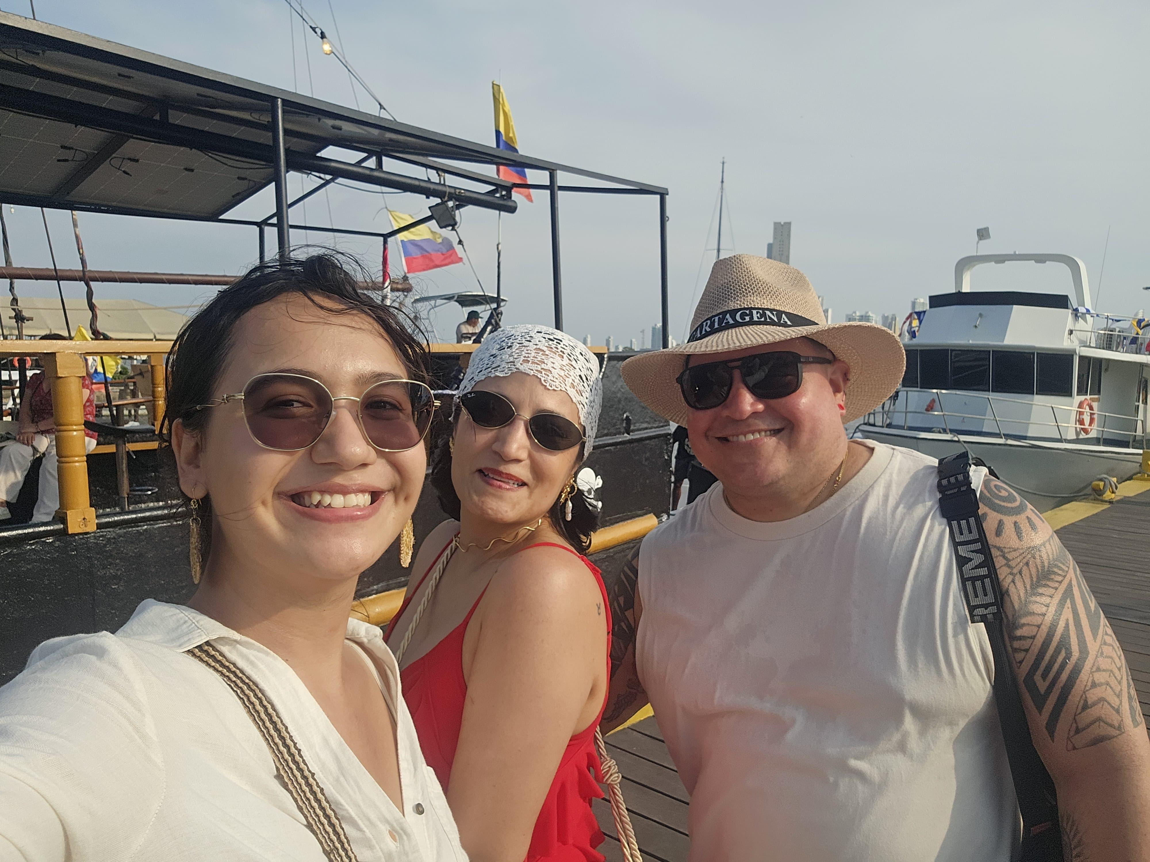 Cartagena Historic Walking Tour & Pirate Ship Sunset Cruise