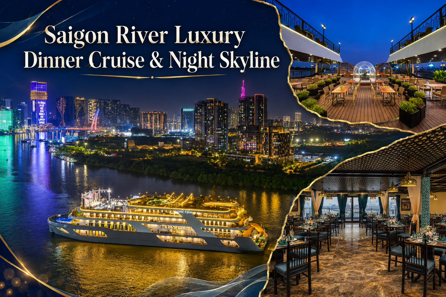 Saigon River Evening Dinner Cruise