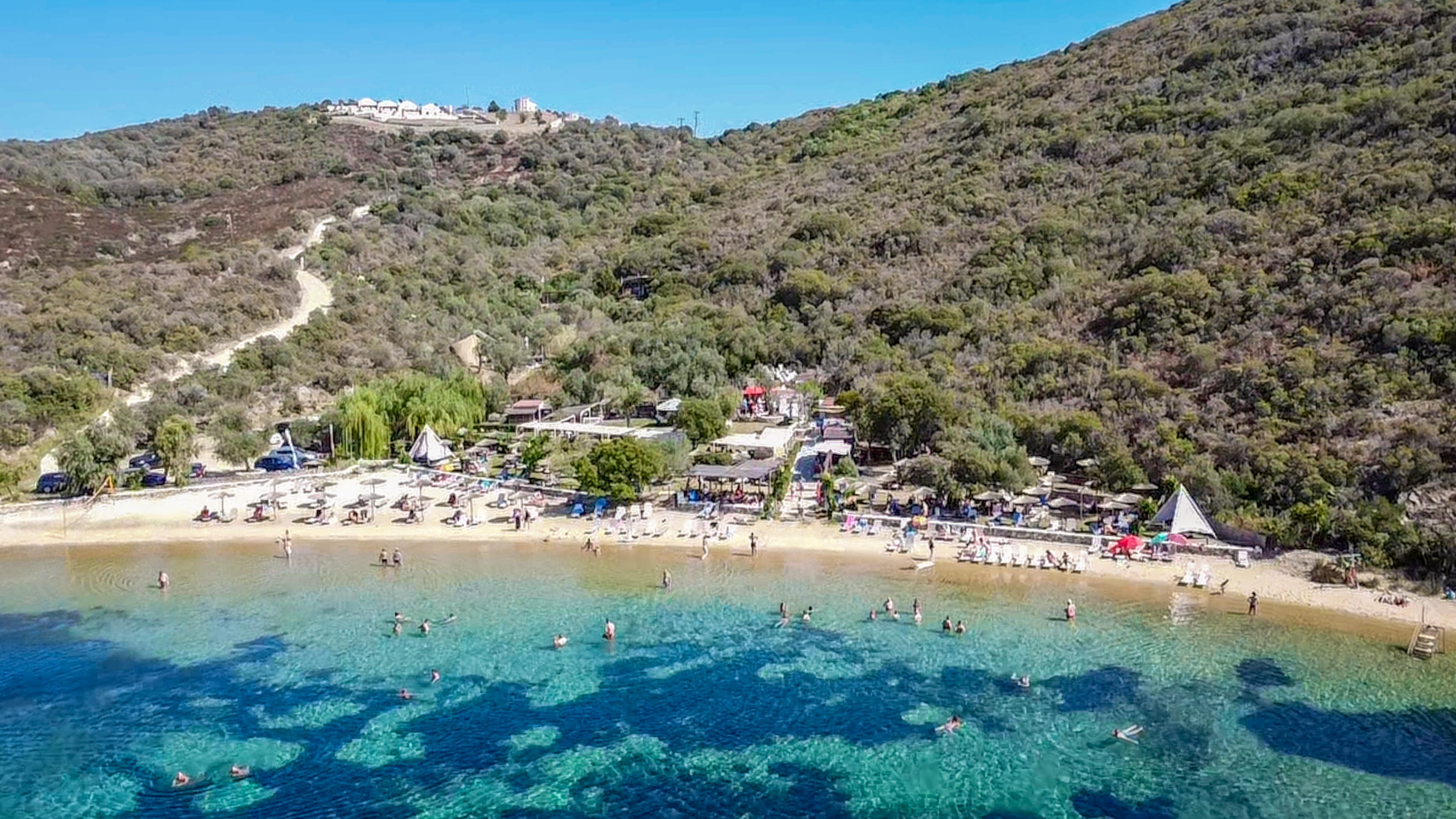 Halkidiki Blue Lagoon Cruise with Lunch from Thessaloniki