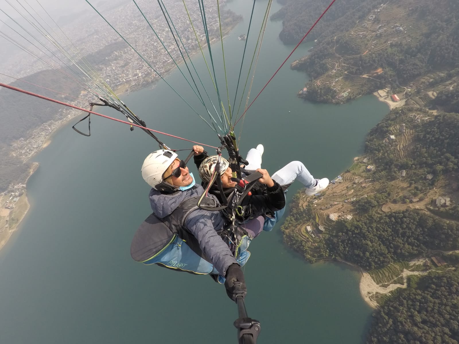 Pokhara Paragliding Flight with Aerial Media
