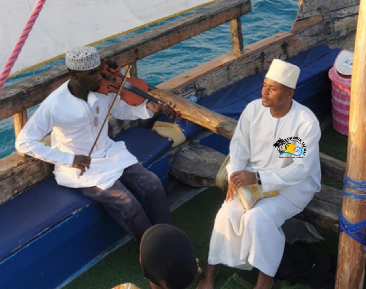 Zanzibar Sunset Dhow Cruise with Live Music from Stone Town