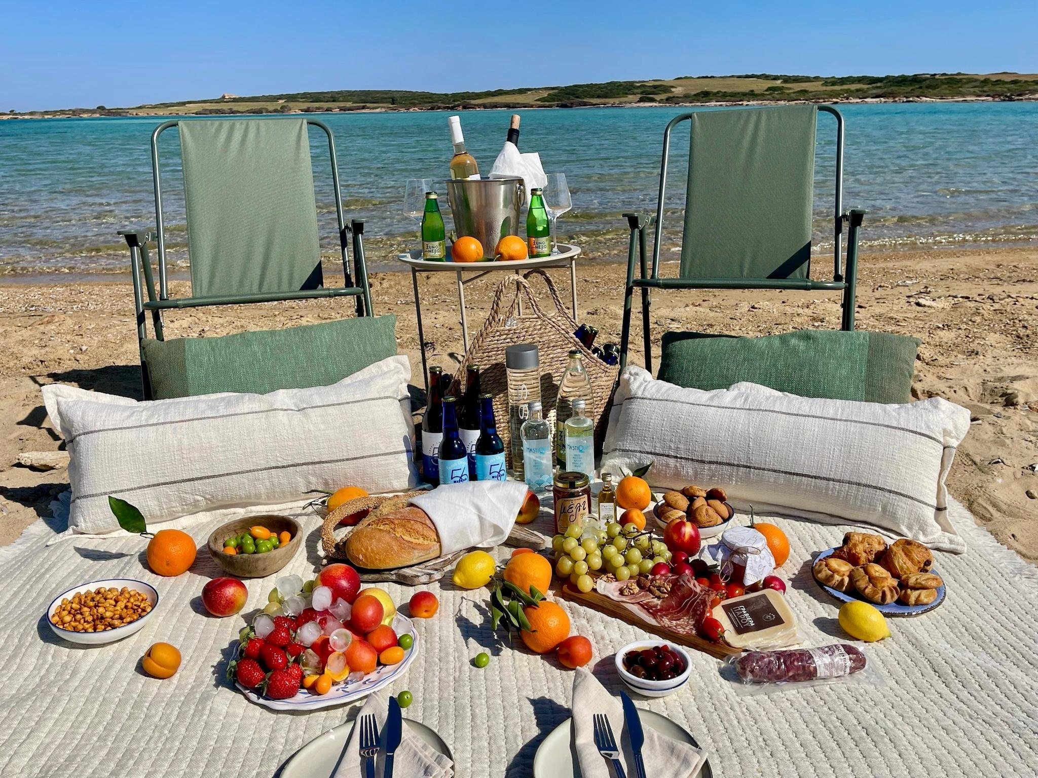 Private Beach Picnic in a Hidden Cove
