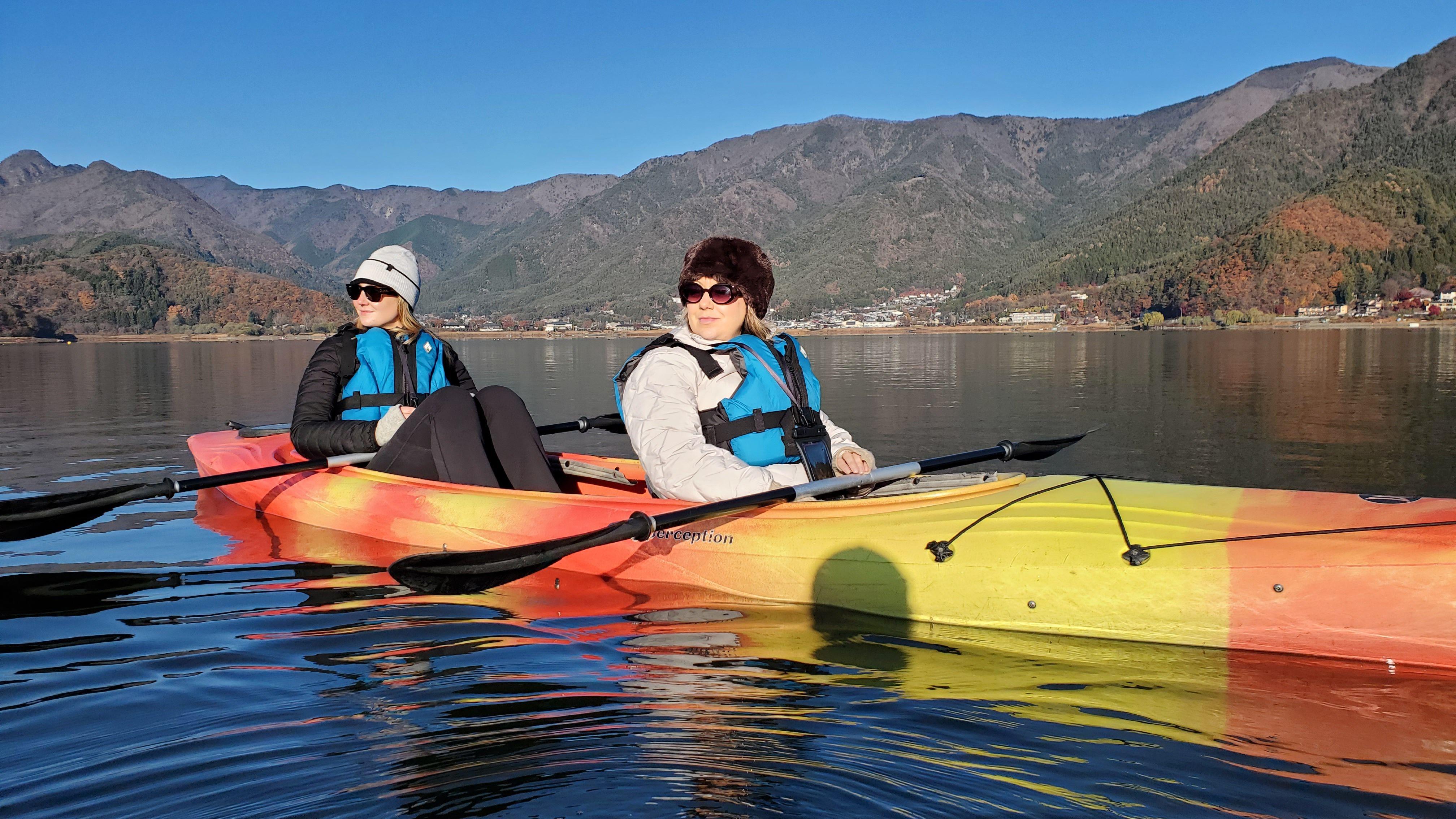 Early Morning Kayaking & Coffee on Lake Kawaguchiko