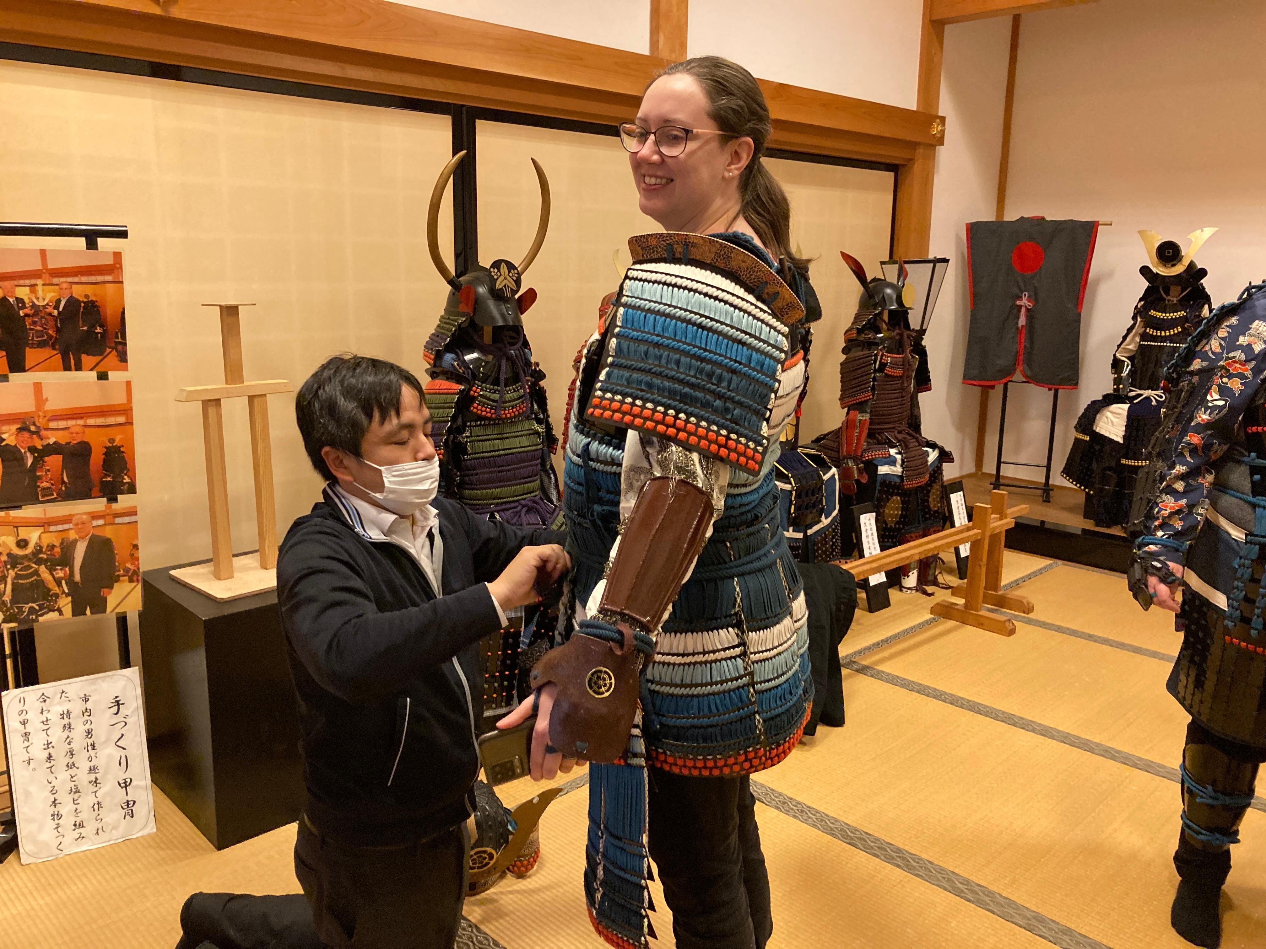 From Kyoto/Osaka/Kobe: Samurai Armor Dressing in a Castle