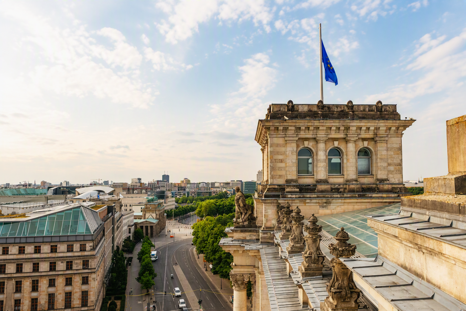 Bundestag: Rooftop Appero Reichstag Käfer Restaurant