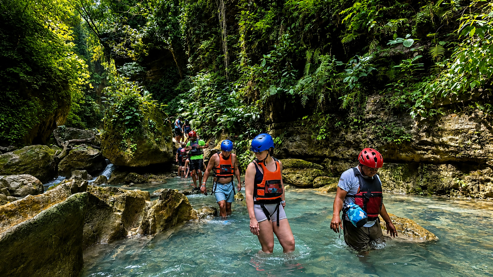 Cebu Whale Shark Swim & Kawasan Falls Canyoneering – Full-Day Adventure
