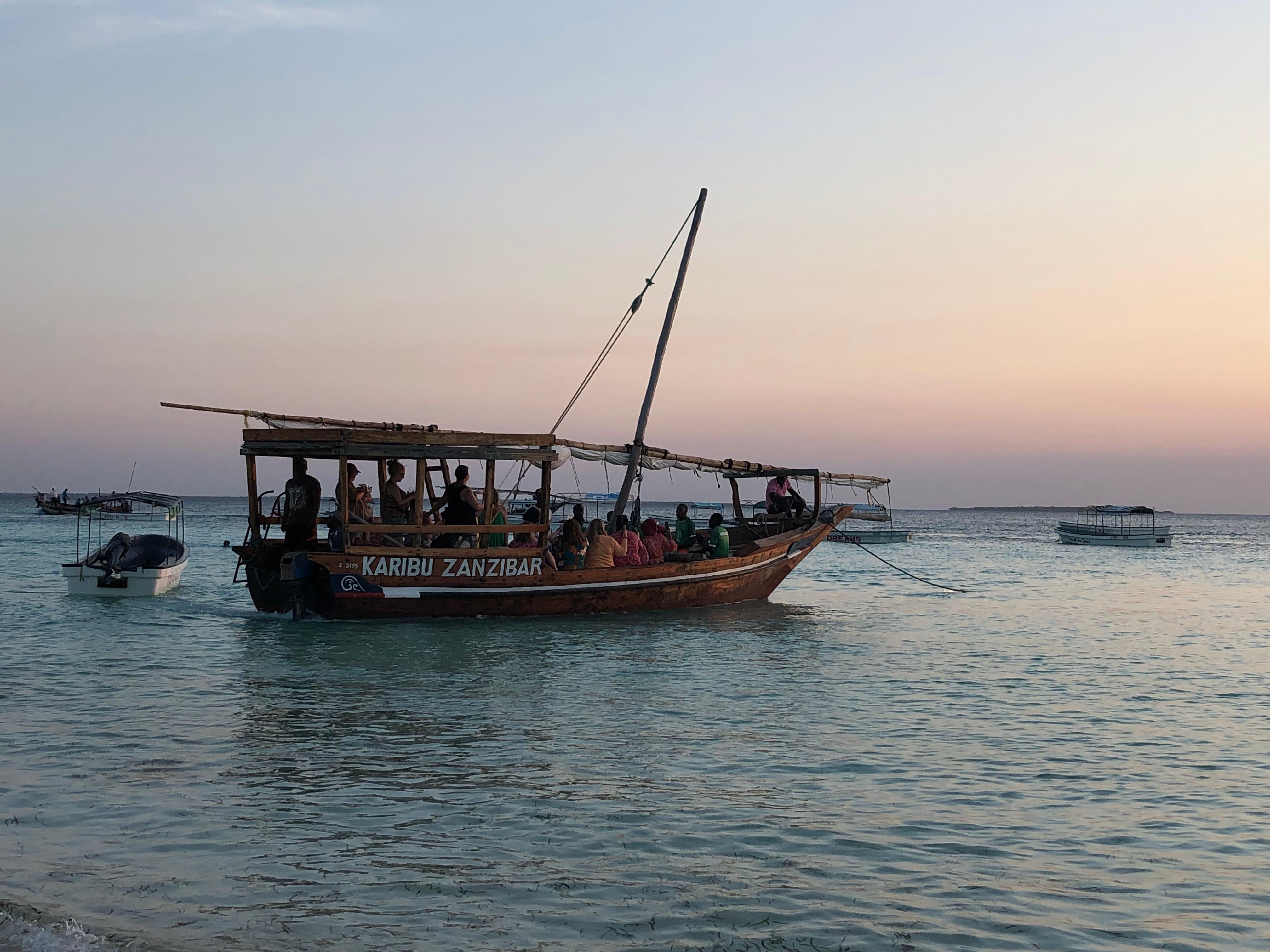 Zanzibar Sunset Dhow Cruise from Nungwi