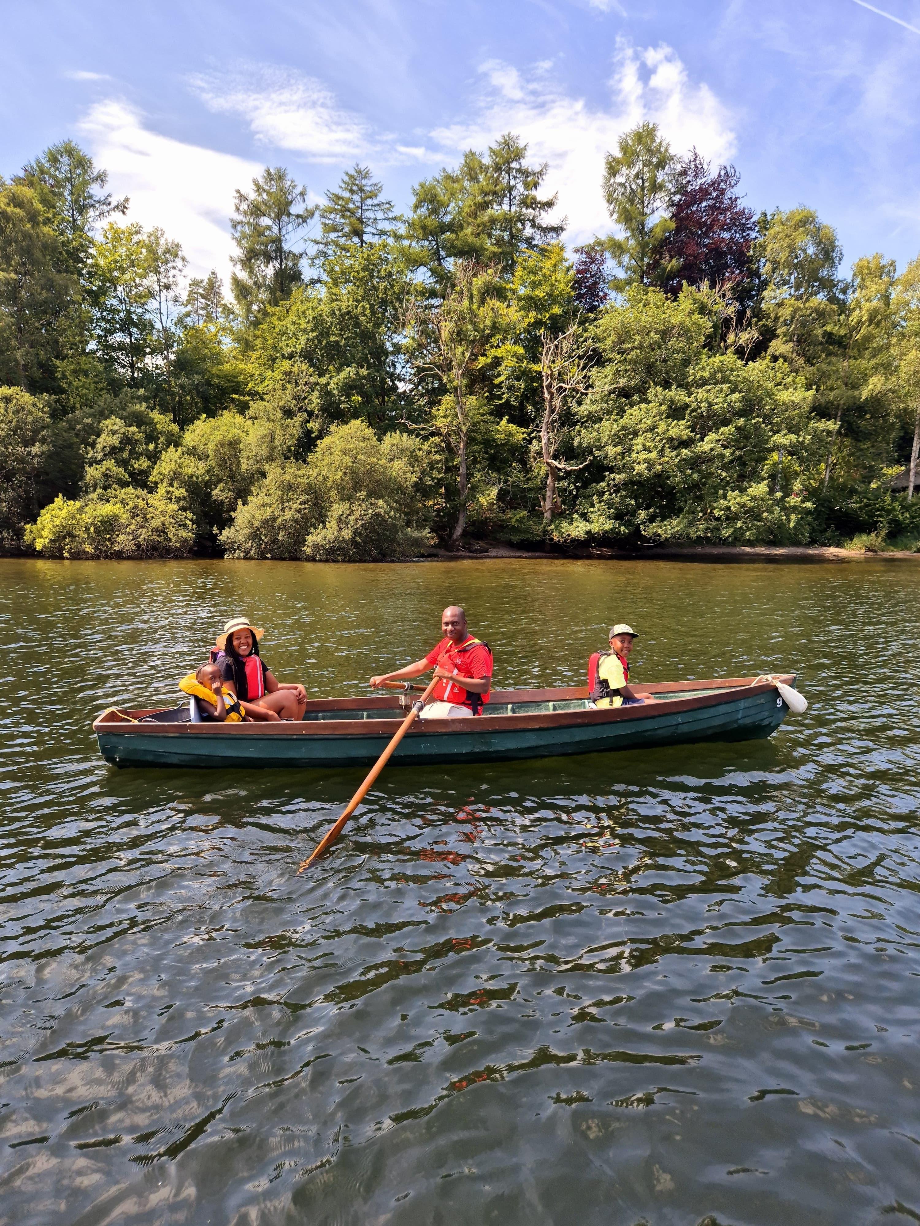 Traditional Rowing Boat Hire on Lake Windermere