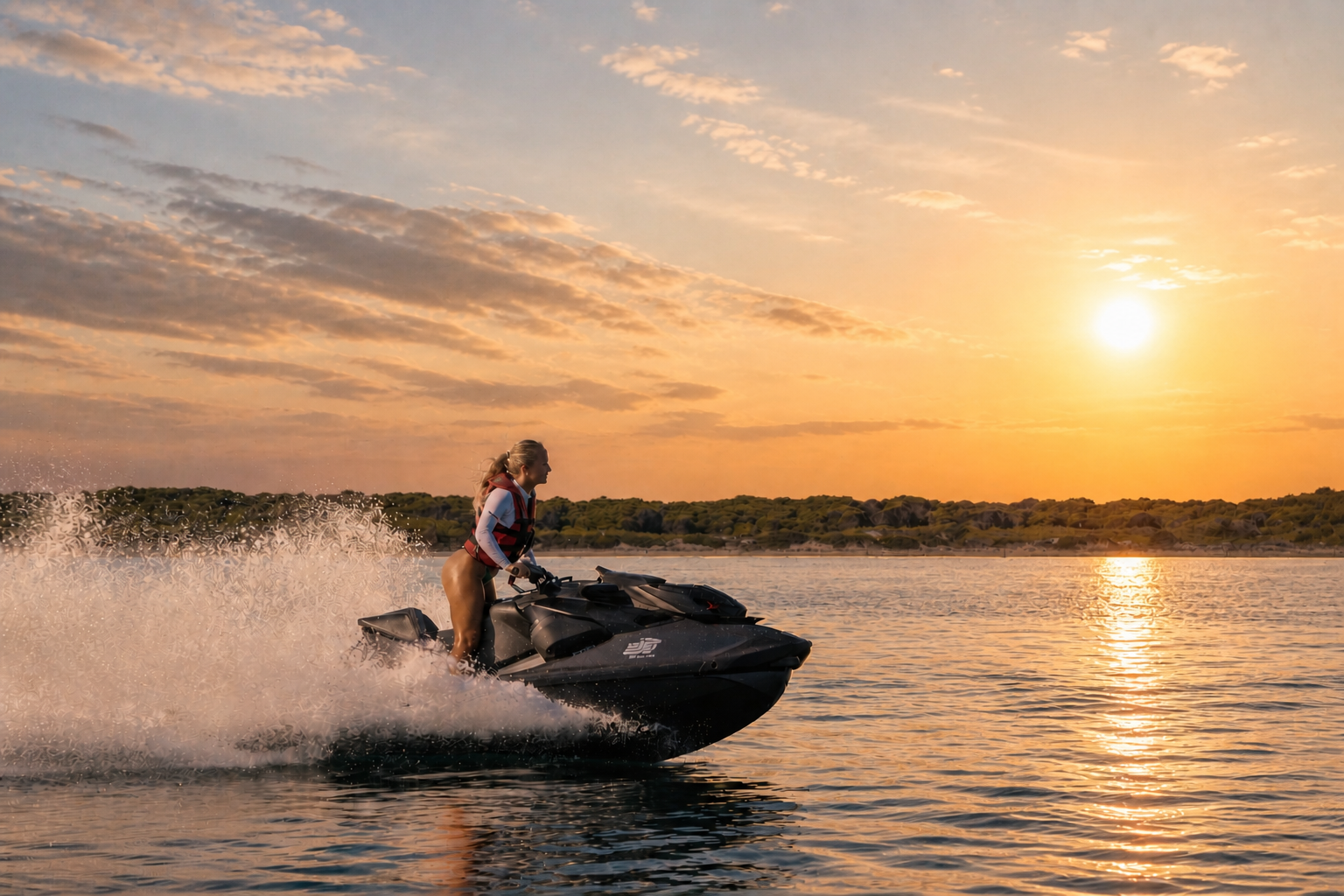Alcudia Bay Jet Ski Adventure at Sunset