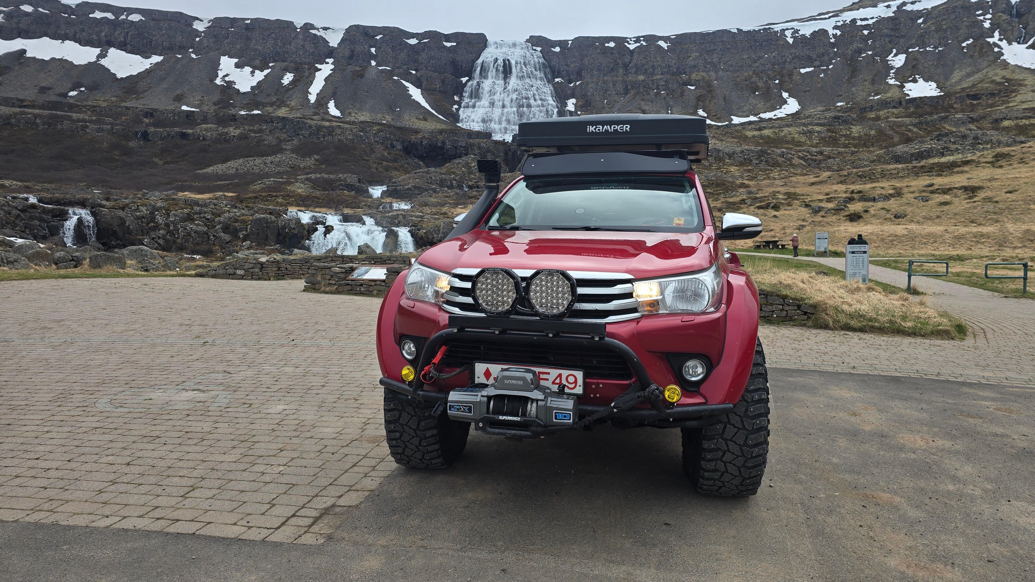 Private Dynjandi Waterfall Superjeep Expedition