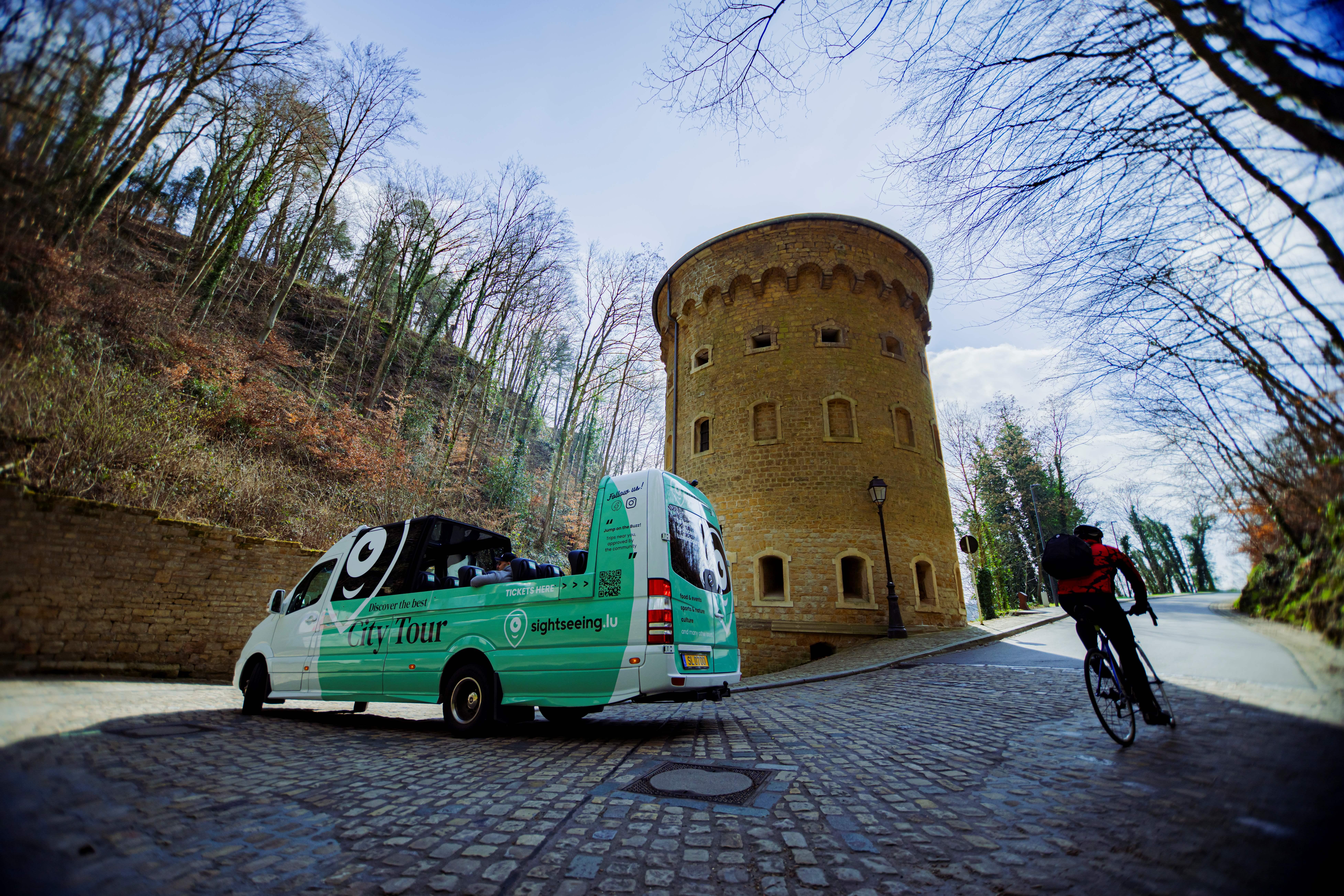 Luxembourg City Panoramic Bus Tour with Audio Commentary
