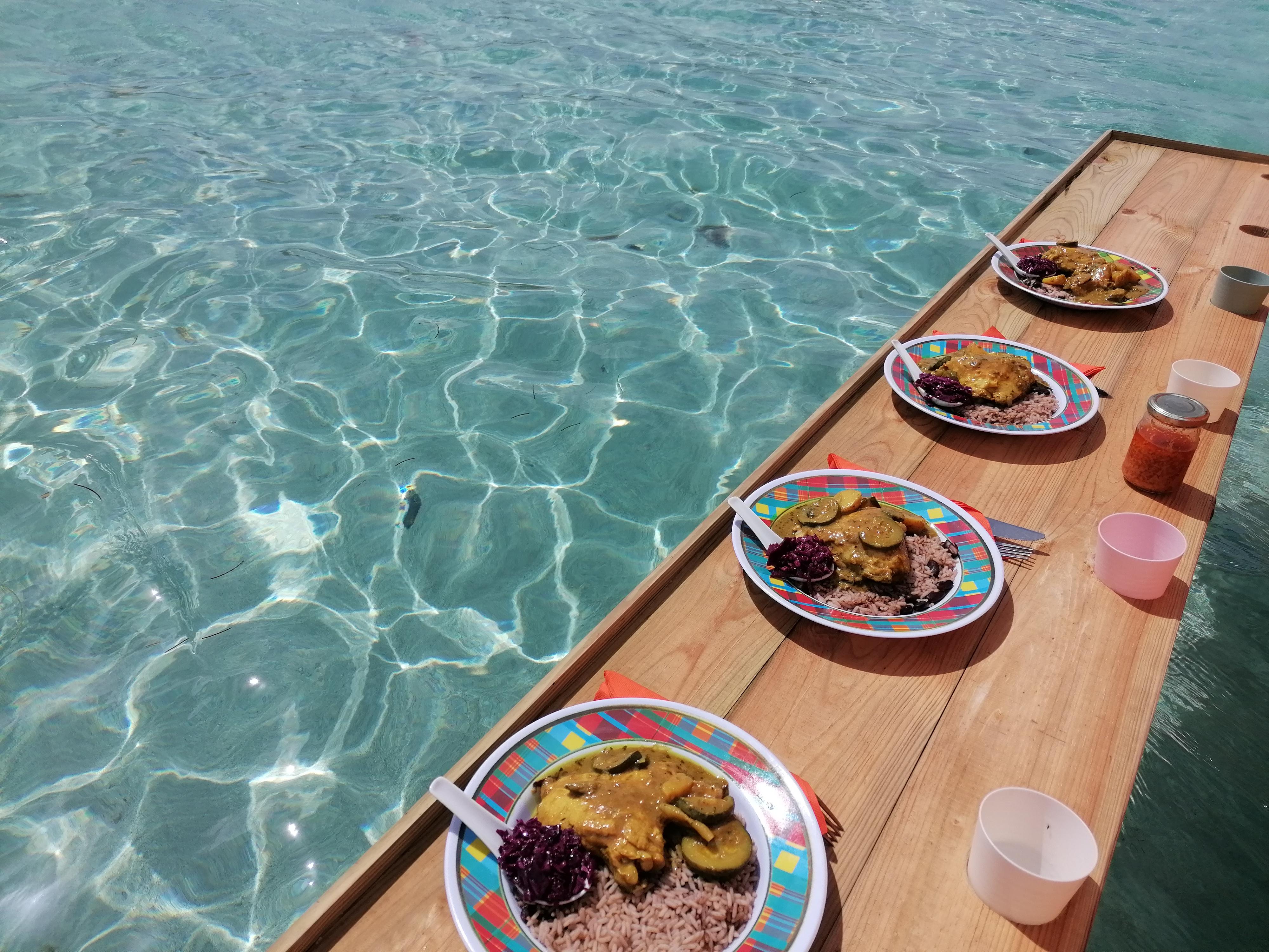 Grand Cul-de-Sac Marine Reserve Boat Adventure with Floating Lunch