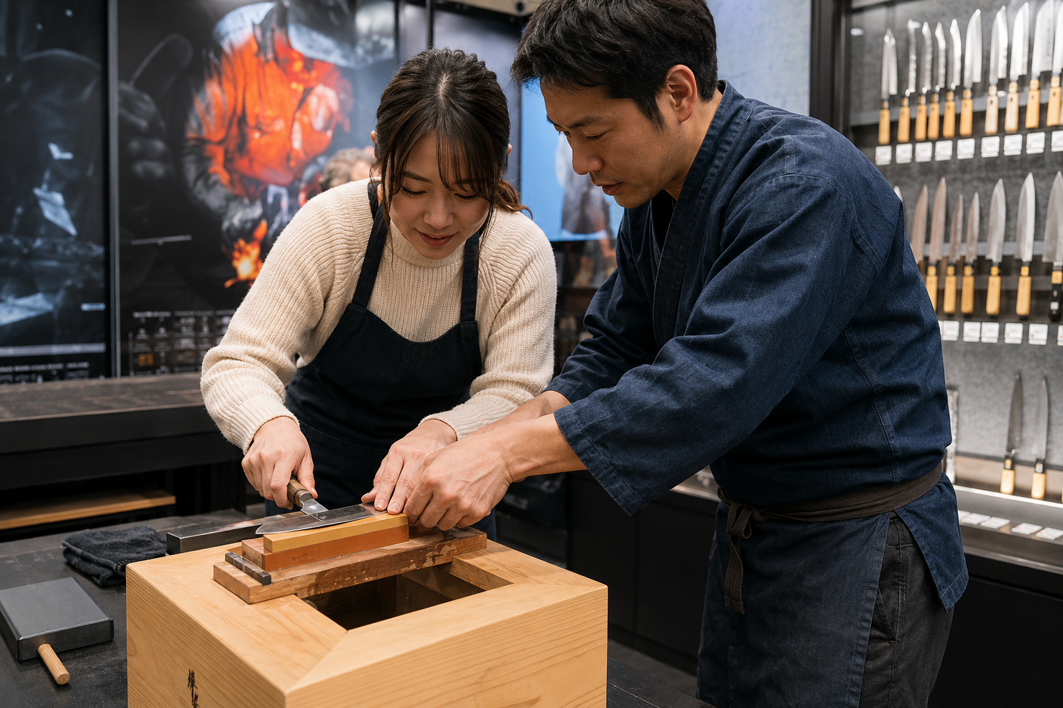 Osaka: Sakai Knife Experience Private Tour
