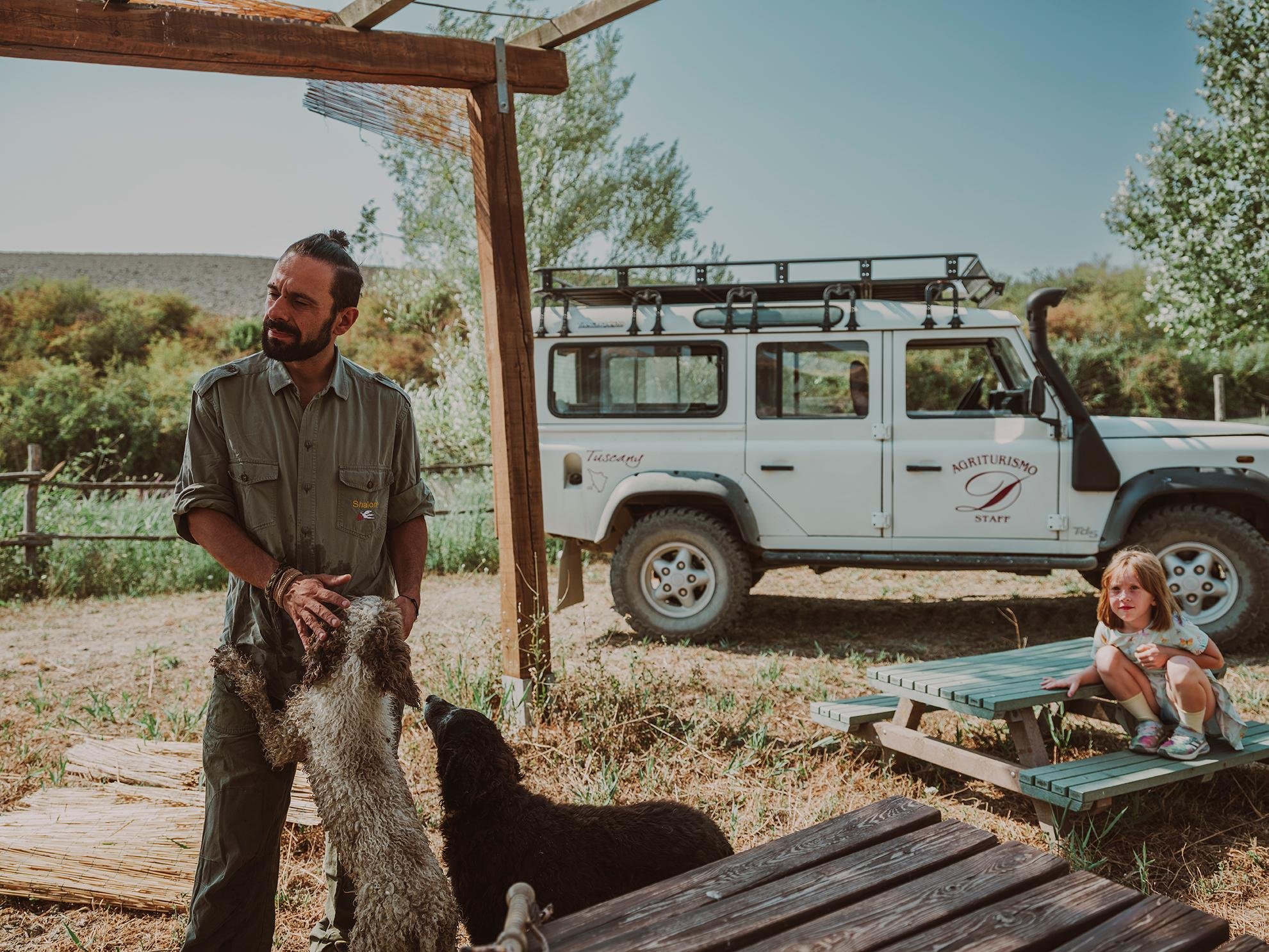 Volterra Truffle Hunting with Trained Dogs