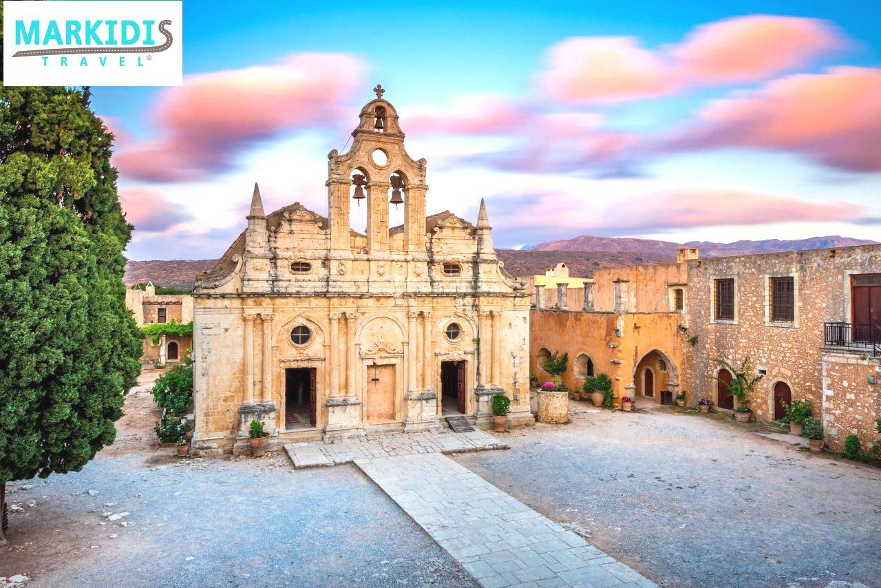 Cretan Heritage Tour: Arkadi Monastery, Melidoni Cave & Margarites Village
