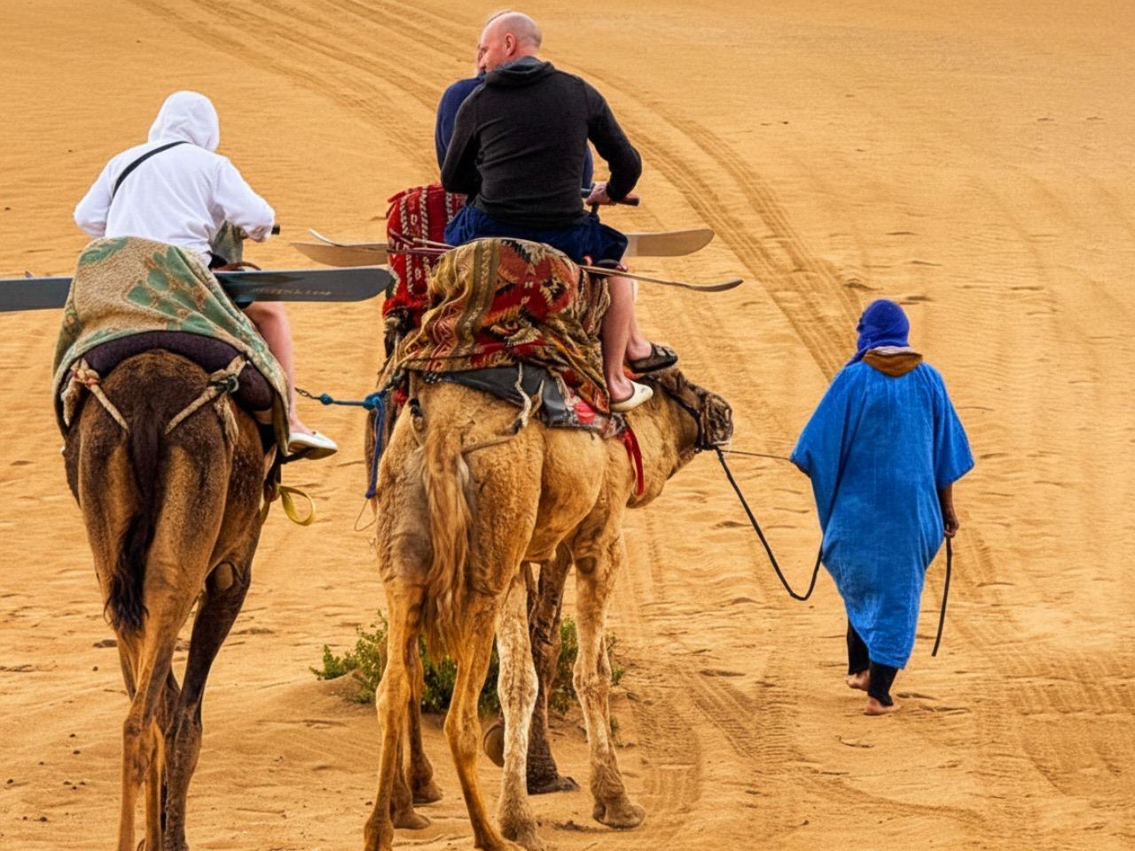 Agadir & Taghazout: Sandboarding, Camel Trek & Sunset BBQ