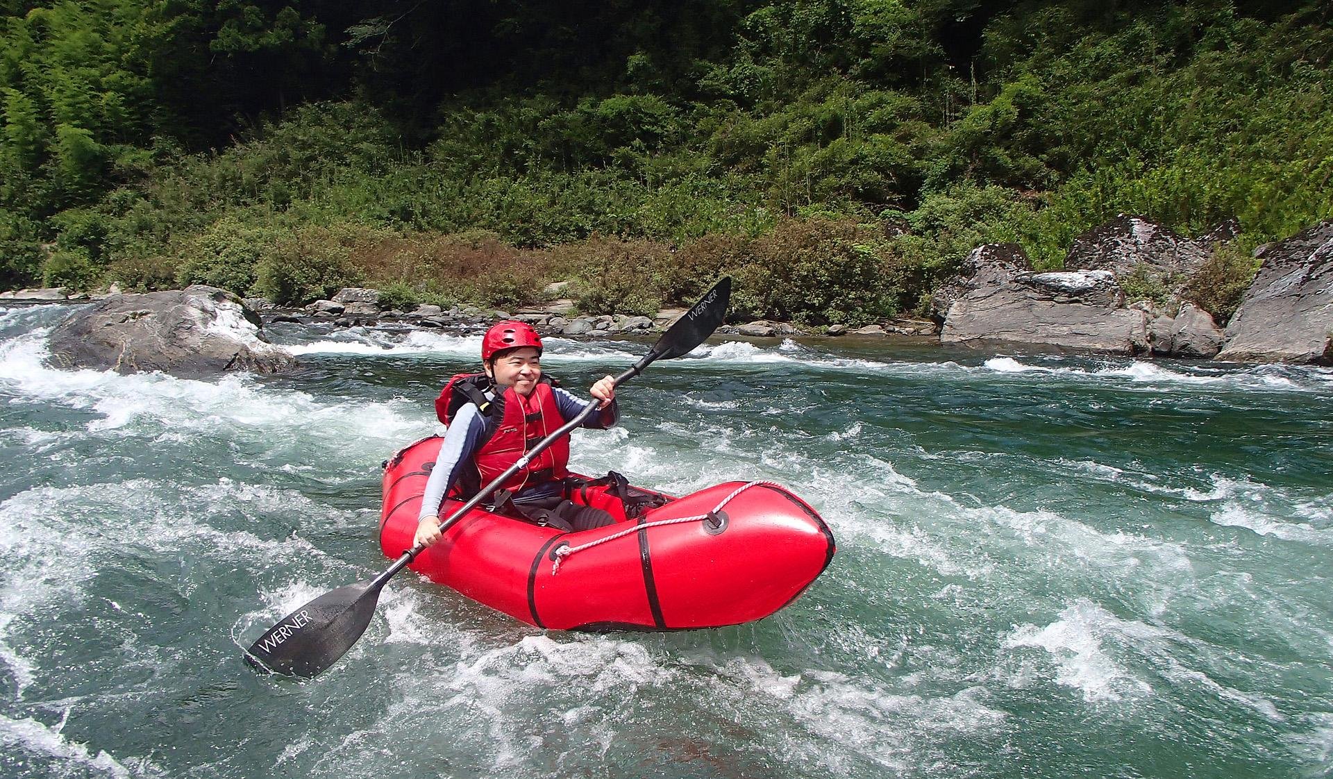 Kochi: Scenic Yoshino River Packrafting Adventure