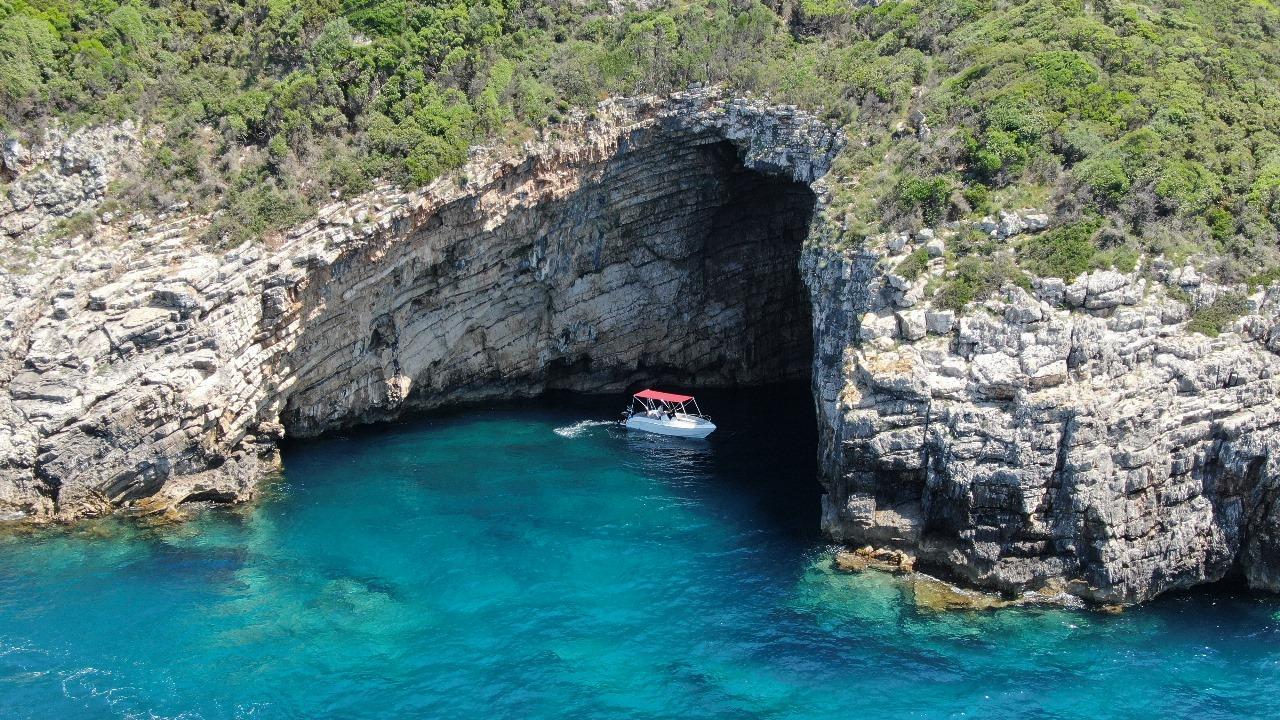 Paleokastritsa Blue Caves & Hidden Beaches Speedboat Tour
