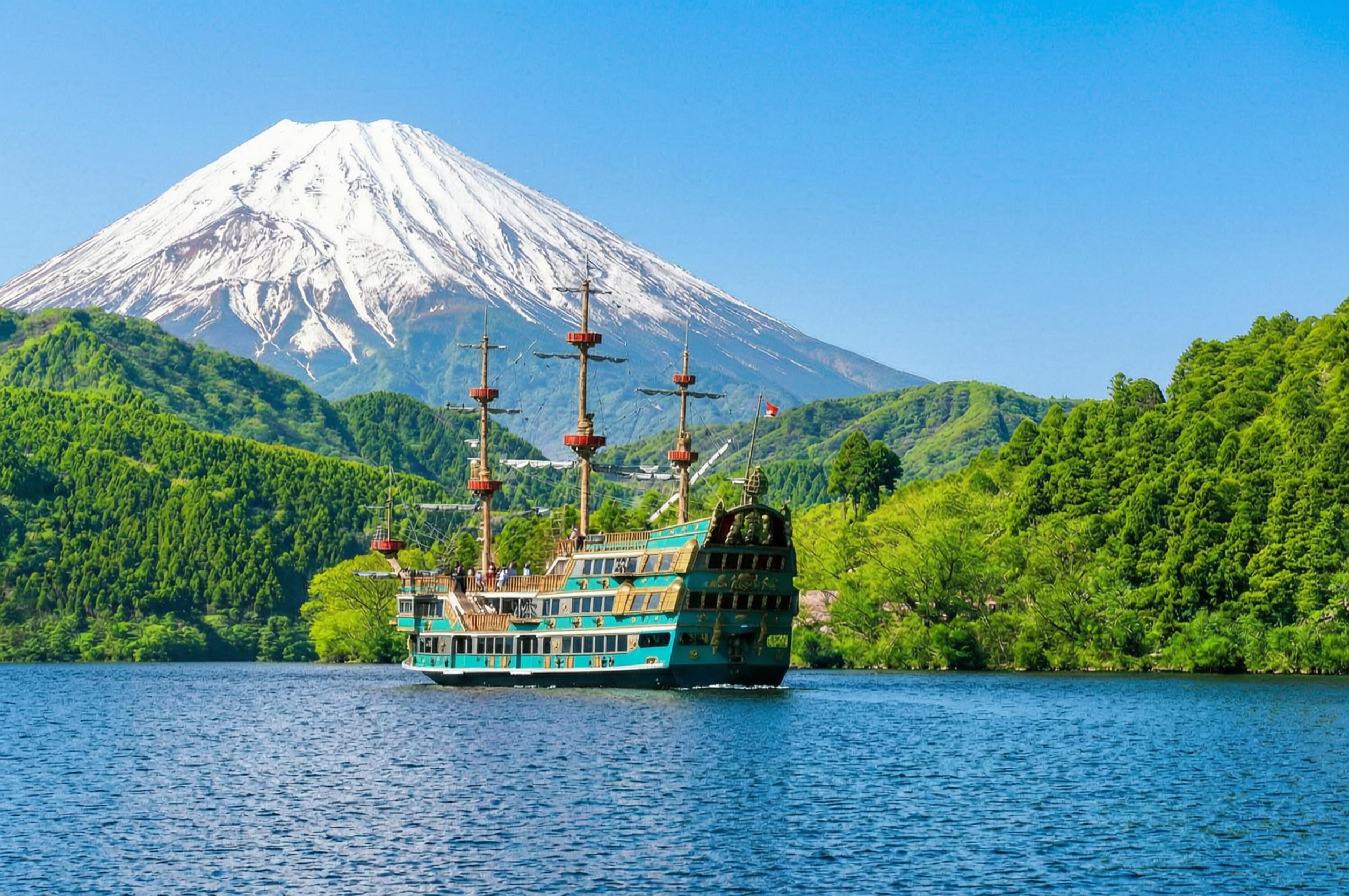 Hakone & Enoshima Day Tour: Ropeway, Pirate Ship & Mt. Fuji Views