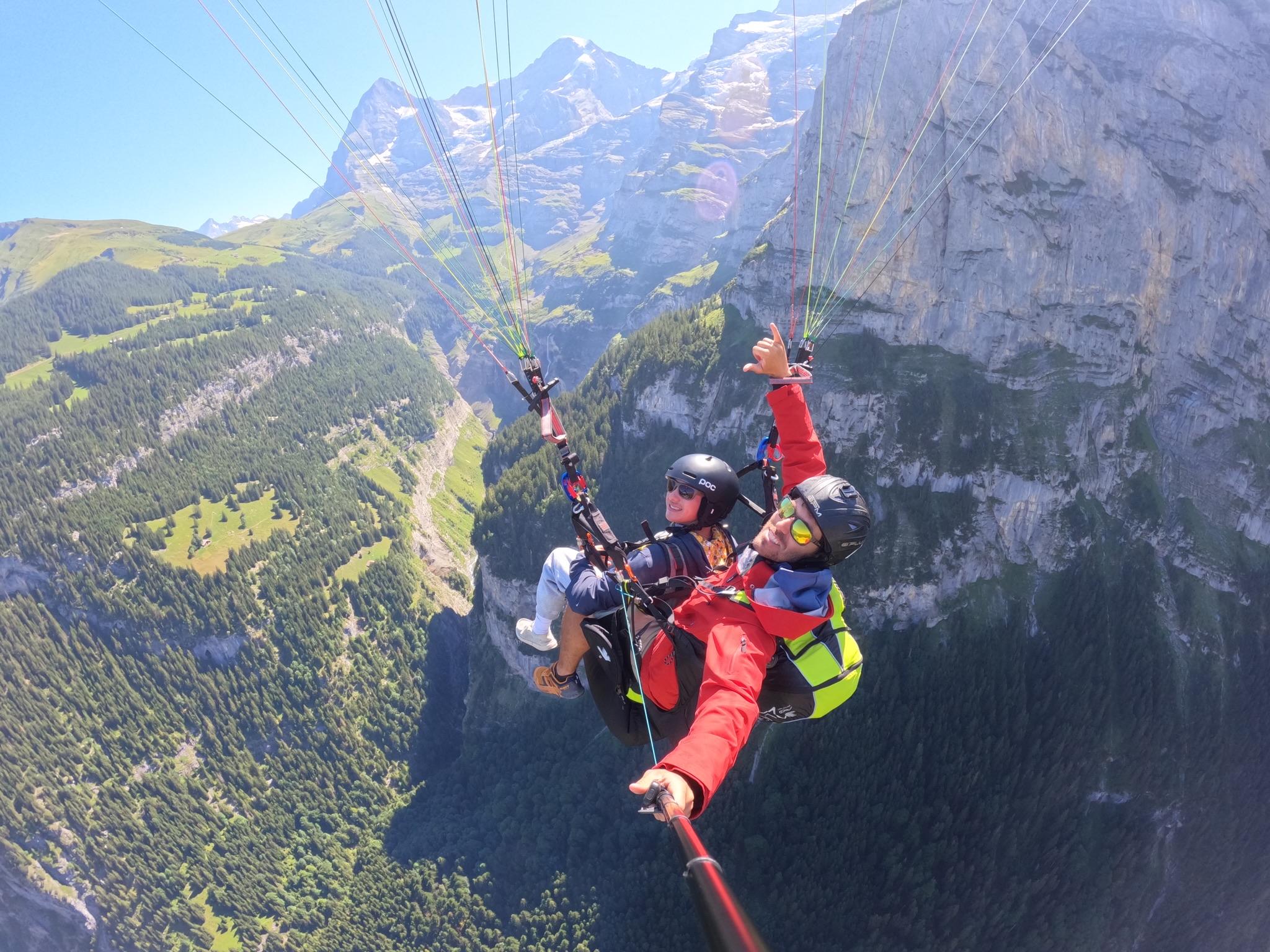Mürren Paragliding Panorama Tandem Flight