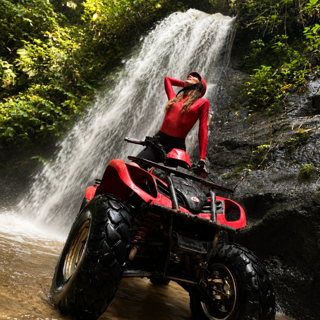 Ubud ATV Adventure with Cave Tunnel & Waterfalls