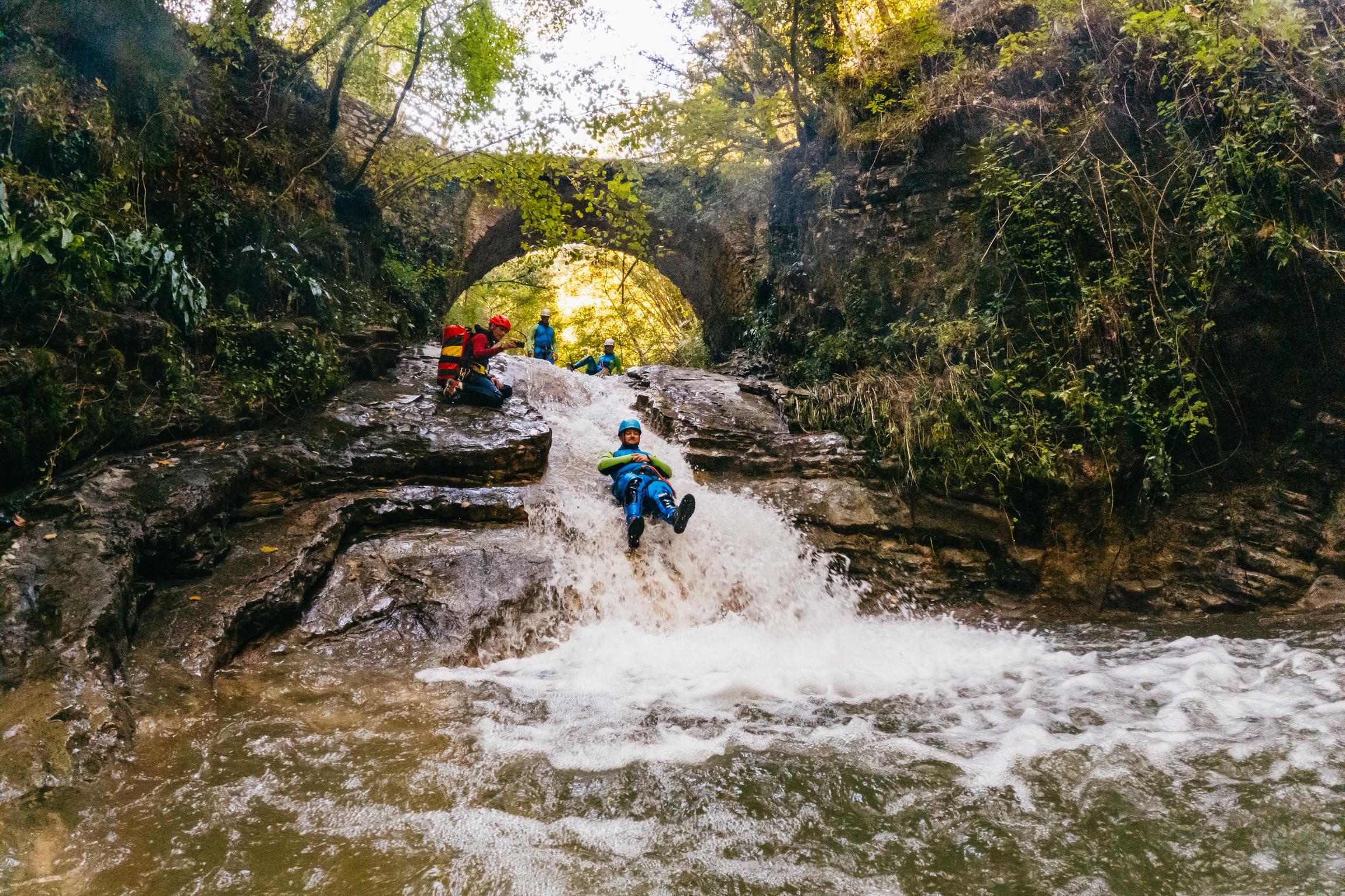 Beginner Canyoning Adventure at Gumpenfever Canyon