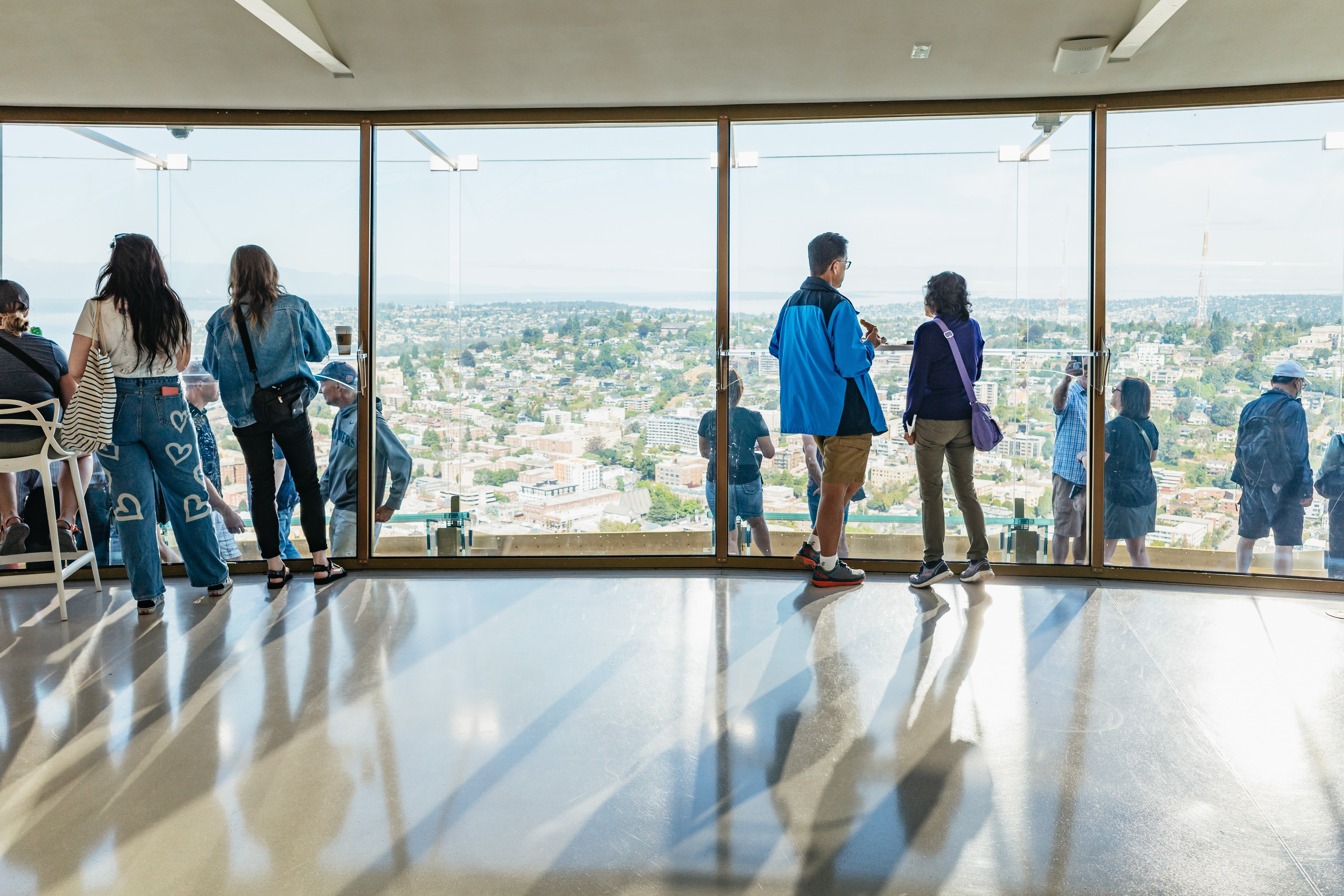Space Needle Seattle — observation deck, glass floor, and Chihuly Garden and Glass — image 18