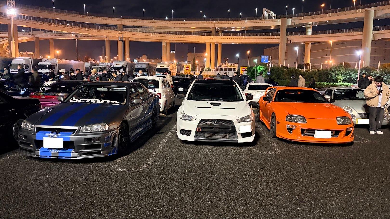 Tokyo: Daikoku PA JDM Night Drive & Car Meet