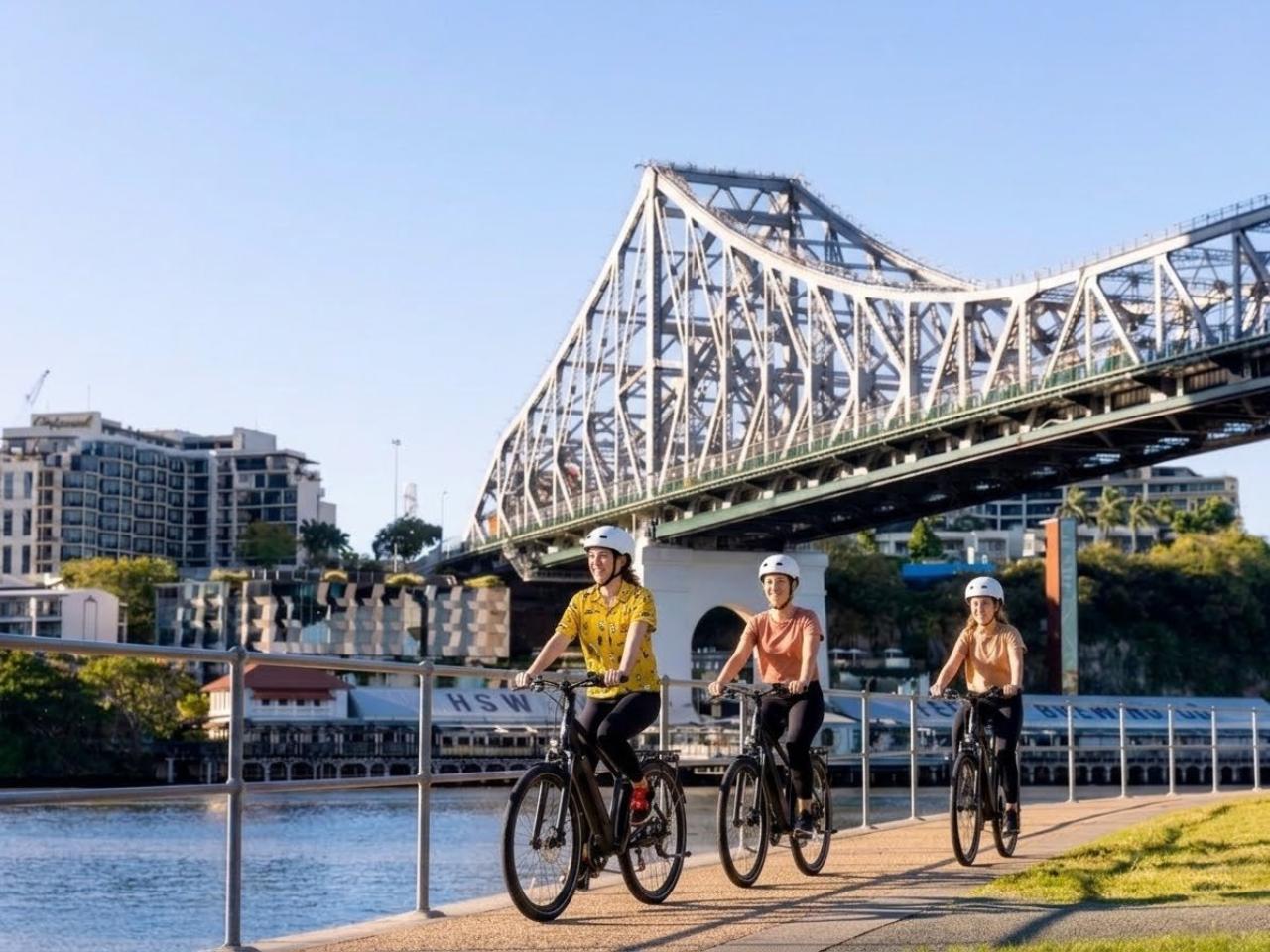 Brisbane E-Bike Adventure with Bluetooth Commentary