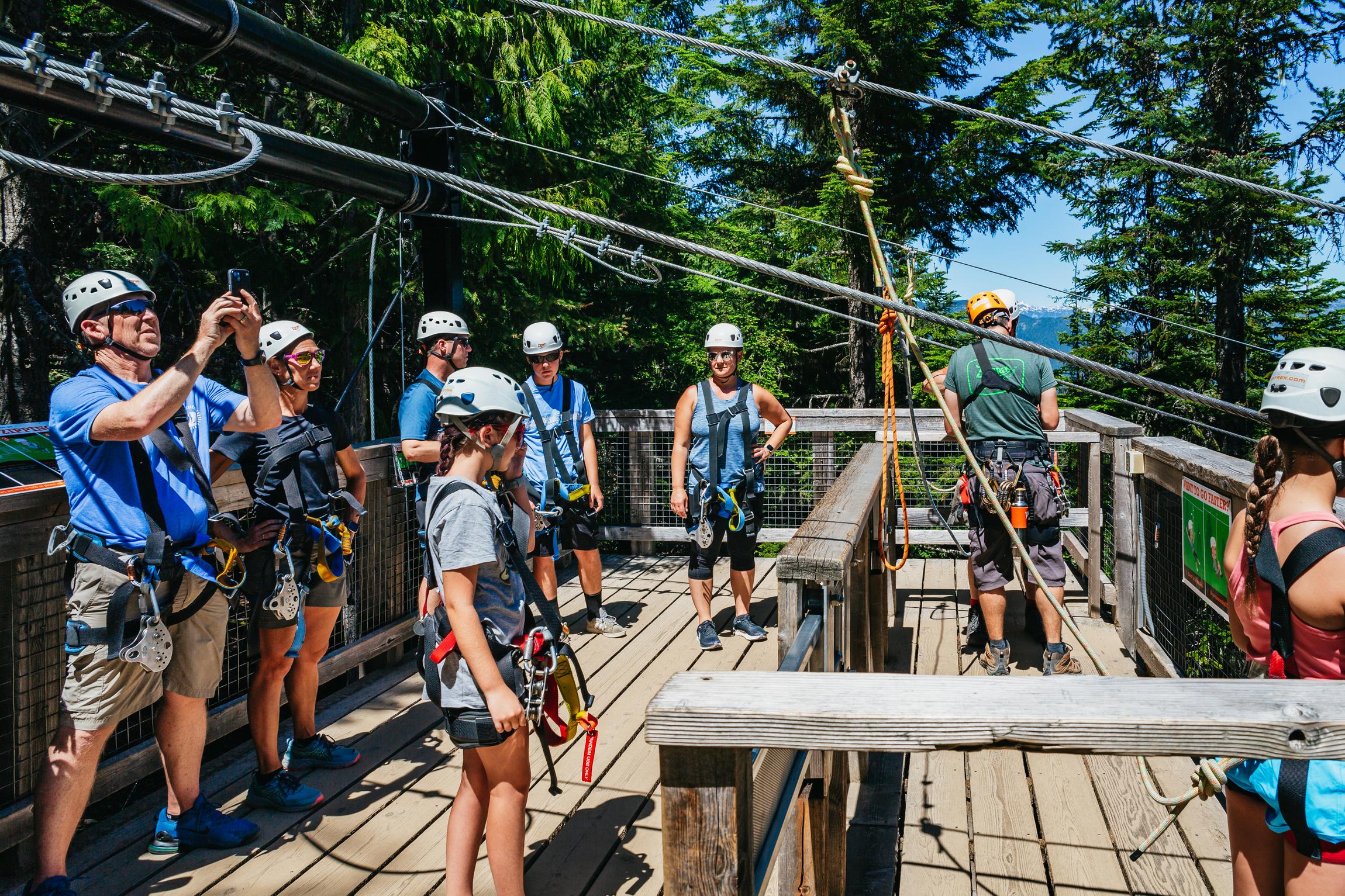 Whistler zipline experience with Ziptrek — flying across the Fitzsimmons Valley, British Columbia — image 1