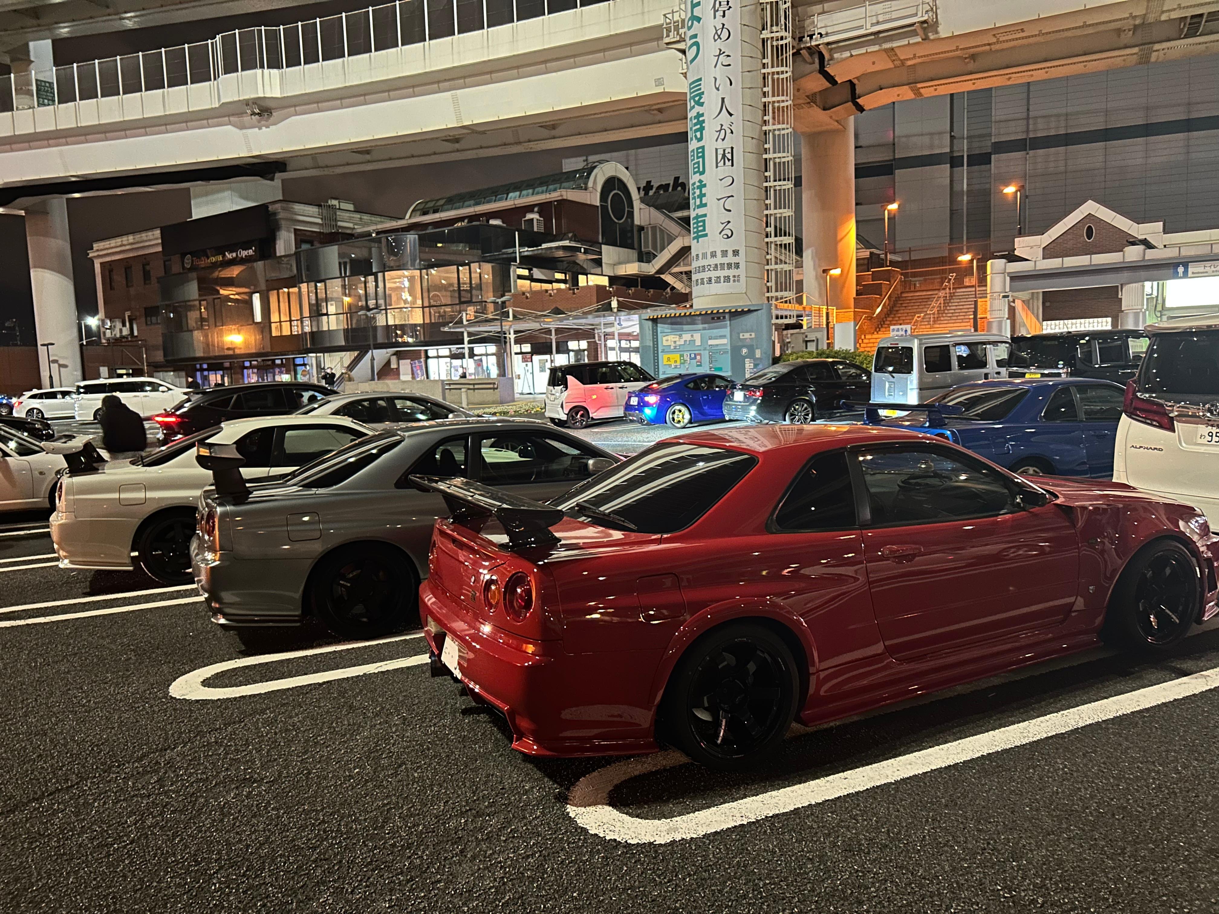 Tokyo: Daikoku JDM Car Meet & Night Drive in a Sports Car