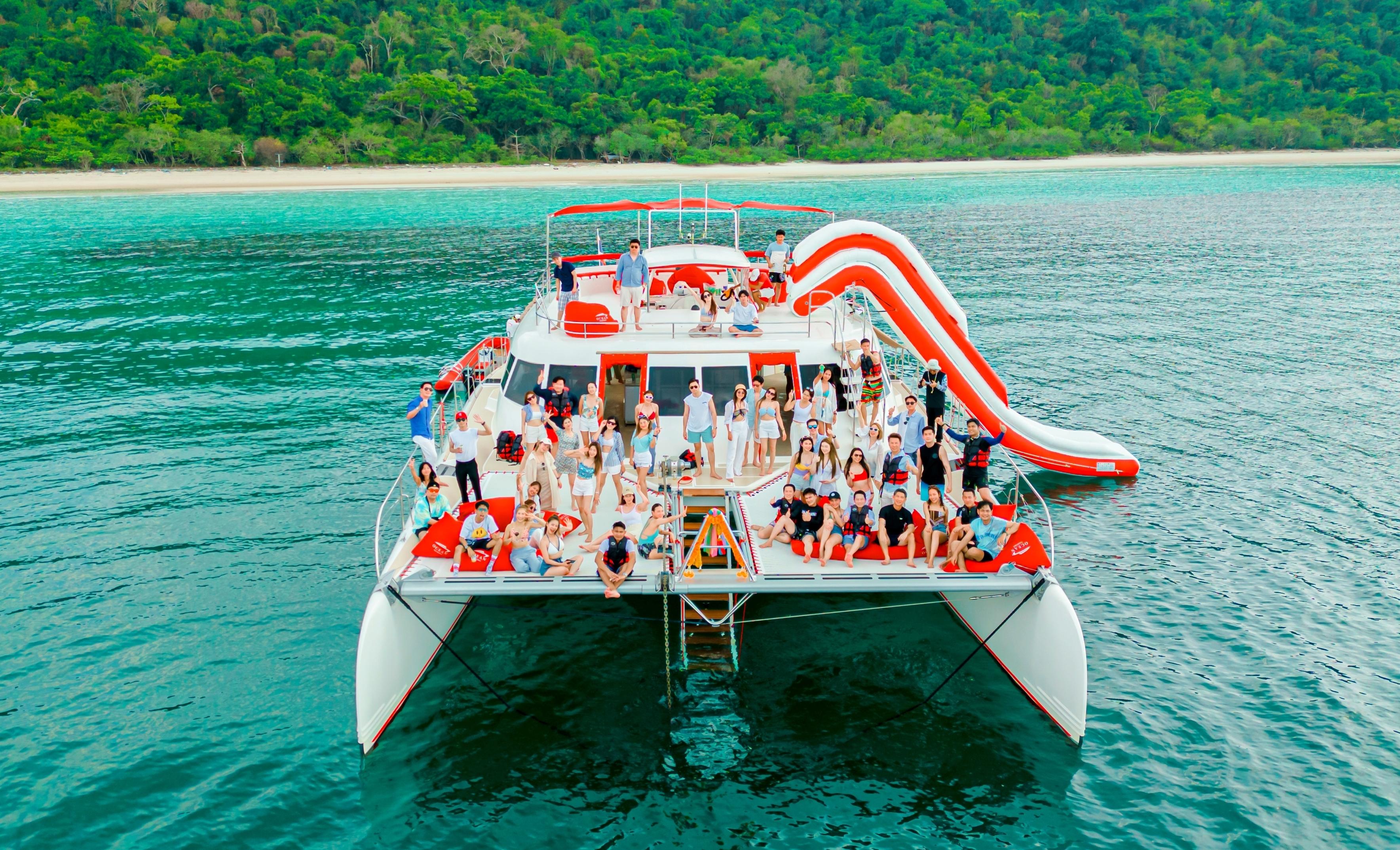 Full-Day Catamaran Island Adventure to Koh Phai & Koh Rin