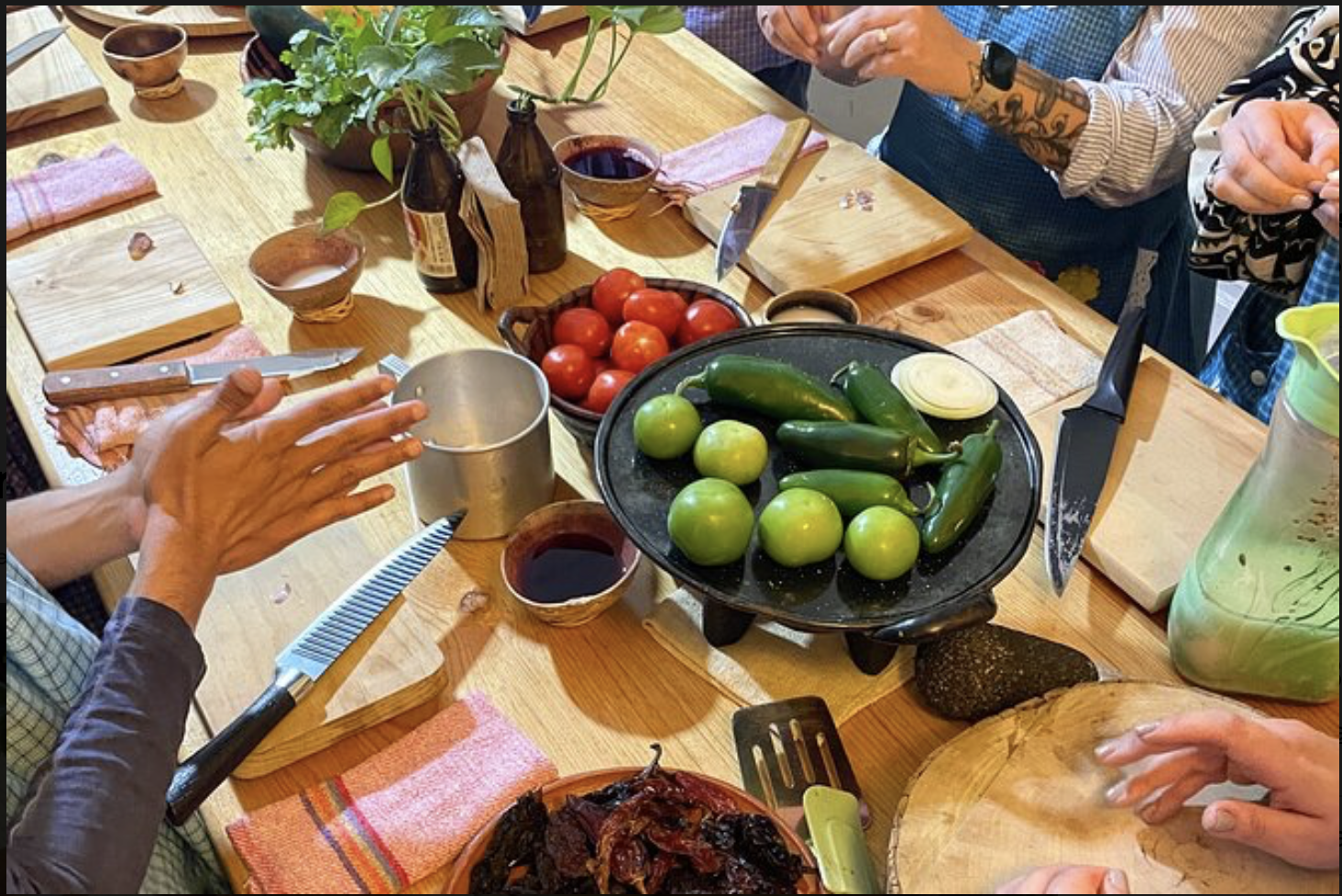 Mexican Salsa Making Workshop with Market Visit
