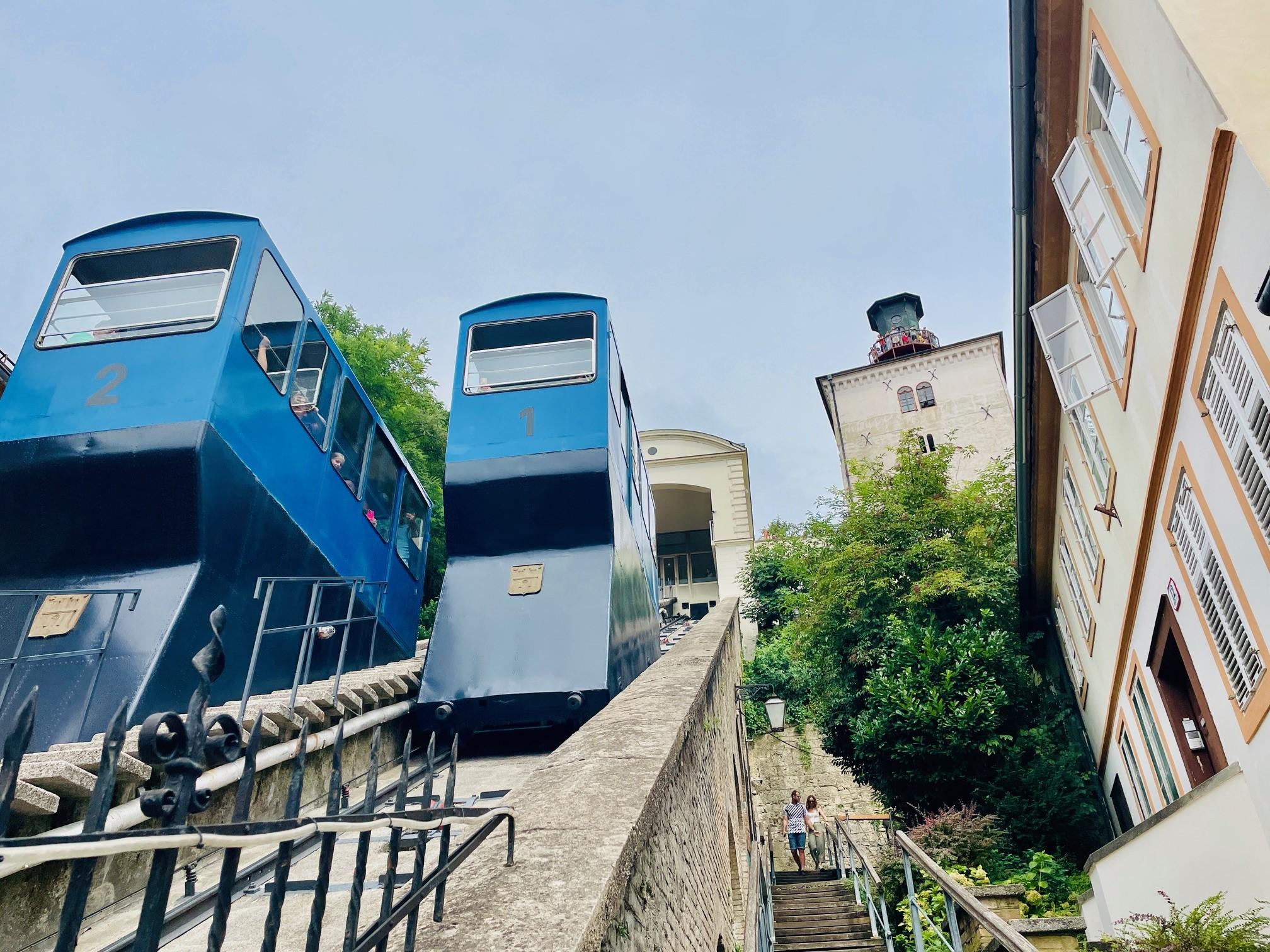 Zagreb Walking Tour with WWII Tunnels & Funicular