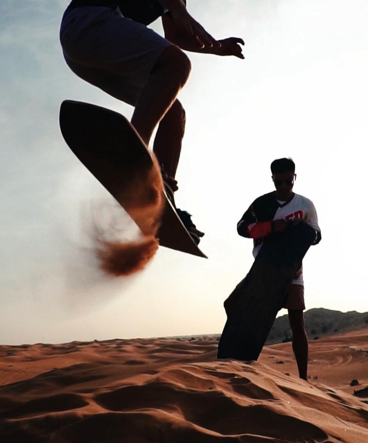 Doha Desert Safari: Sunset Dune Bashing, Camel Ride & Sandboarding