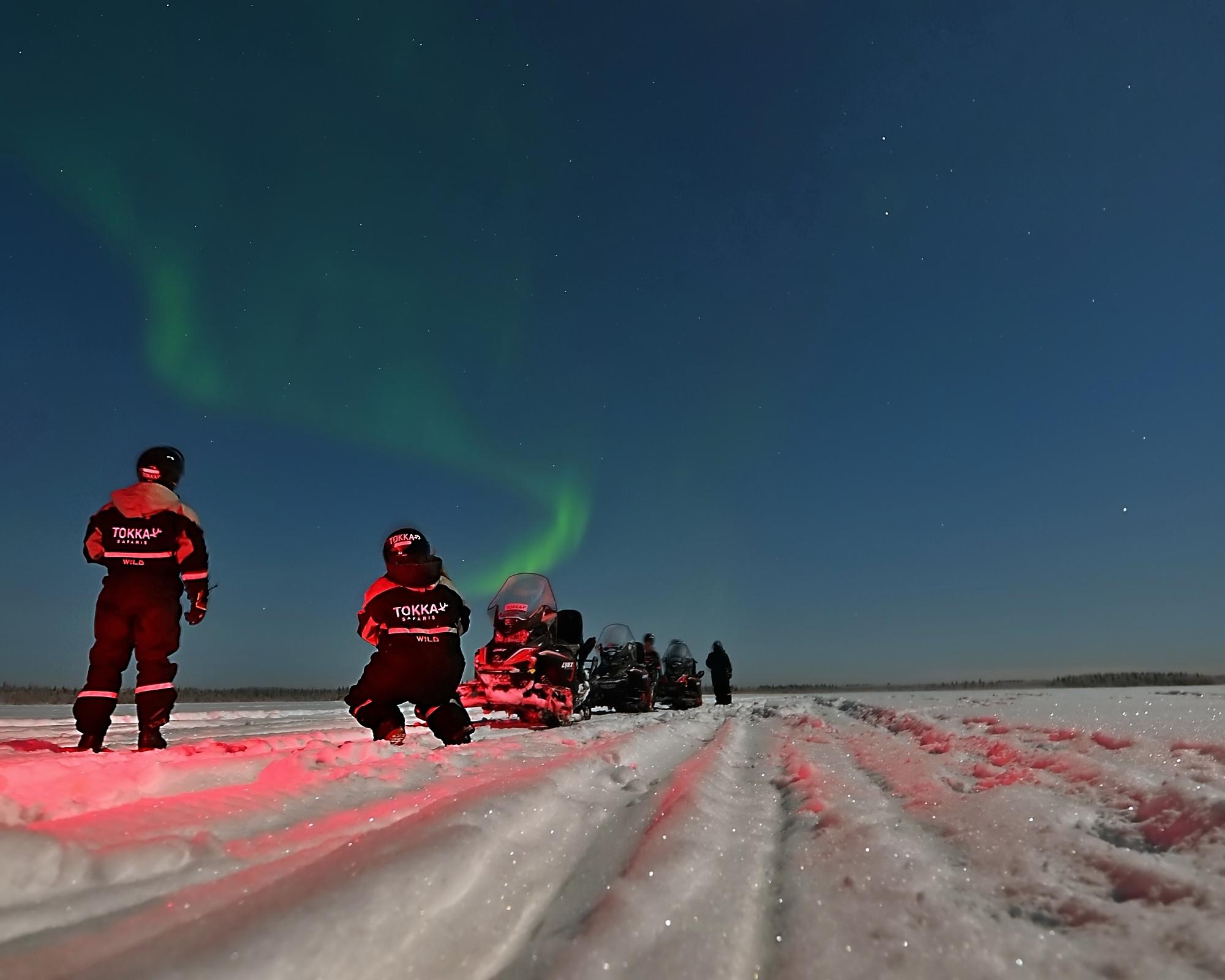 Levi Northern Lights Snowmobile Adventure