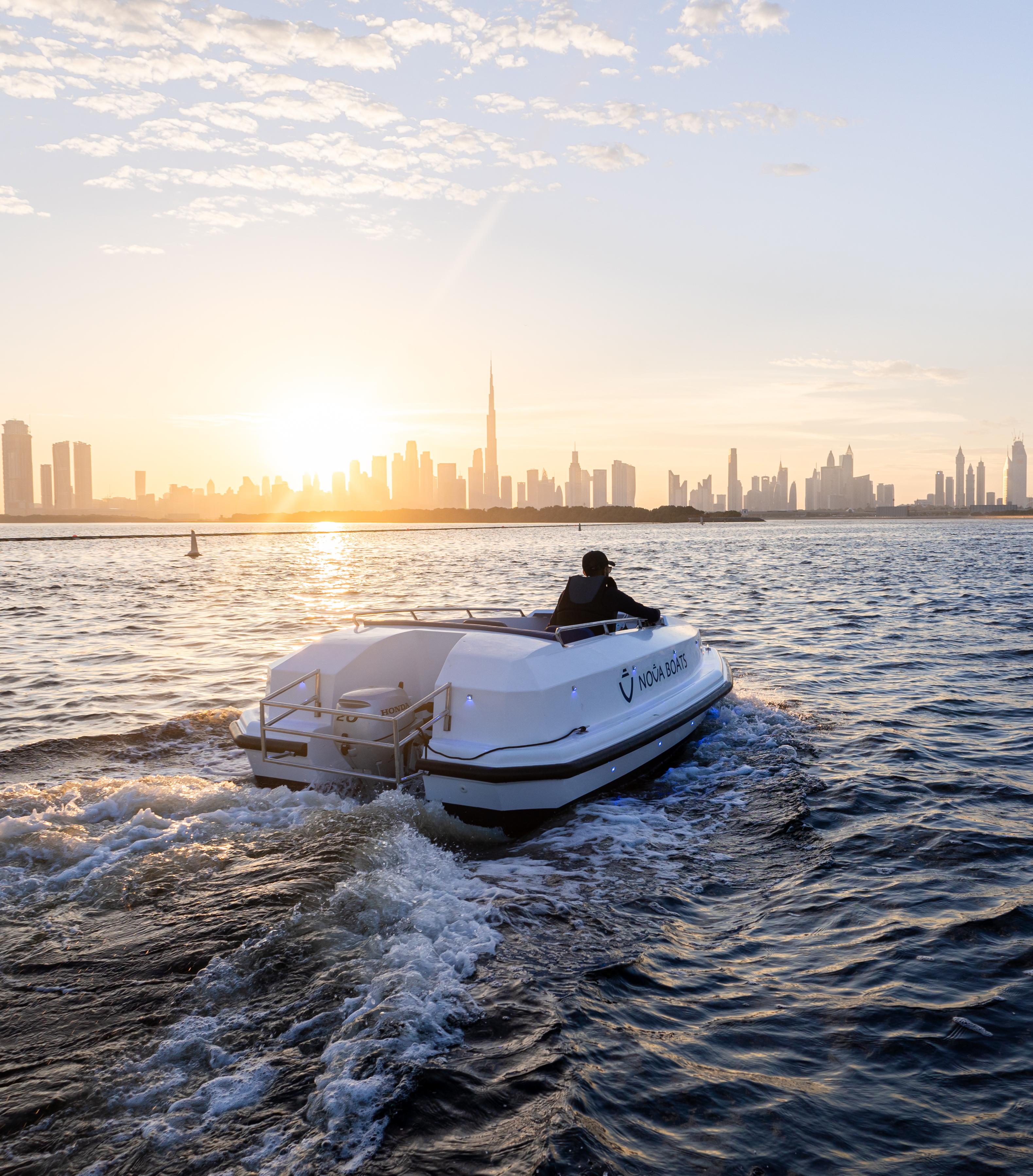Self-Drive Boat Adventure in Dubai Creek Harbour