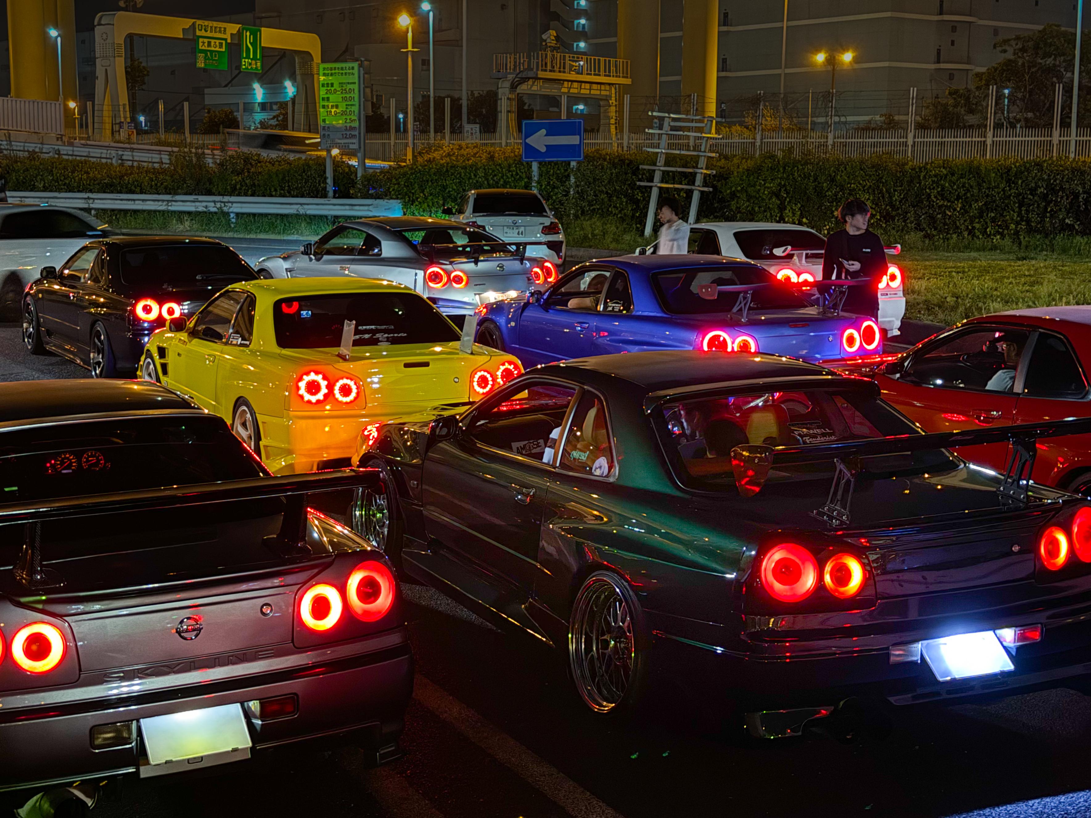【450hp-700hp R34 GT-R】Daikoku PA, Tokyo: Private Tour