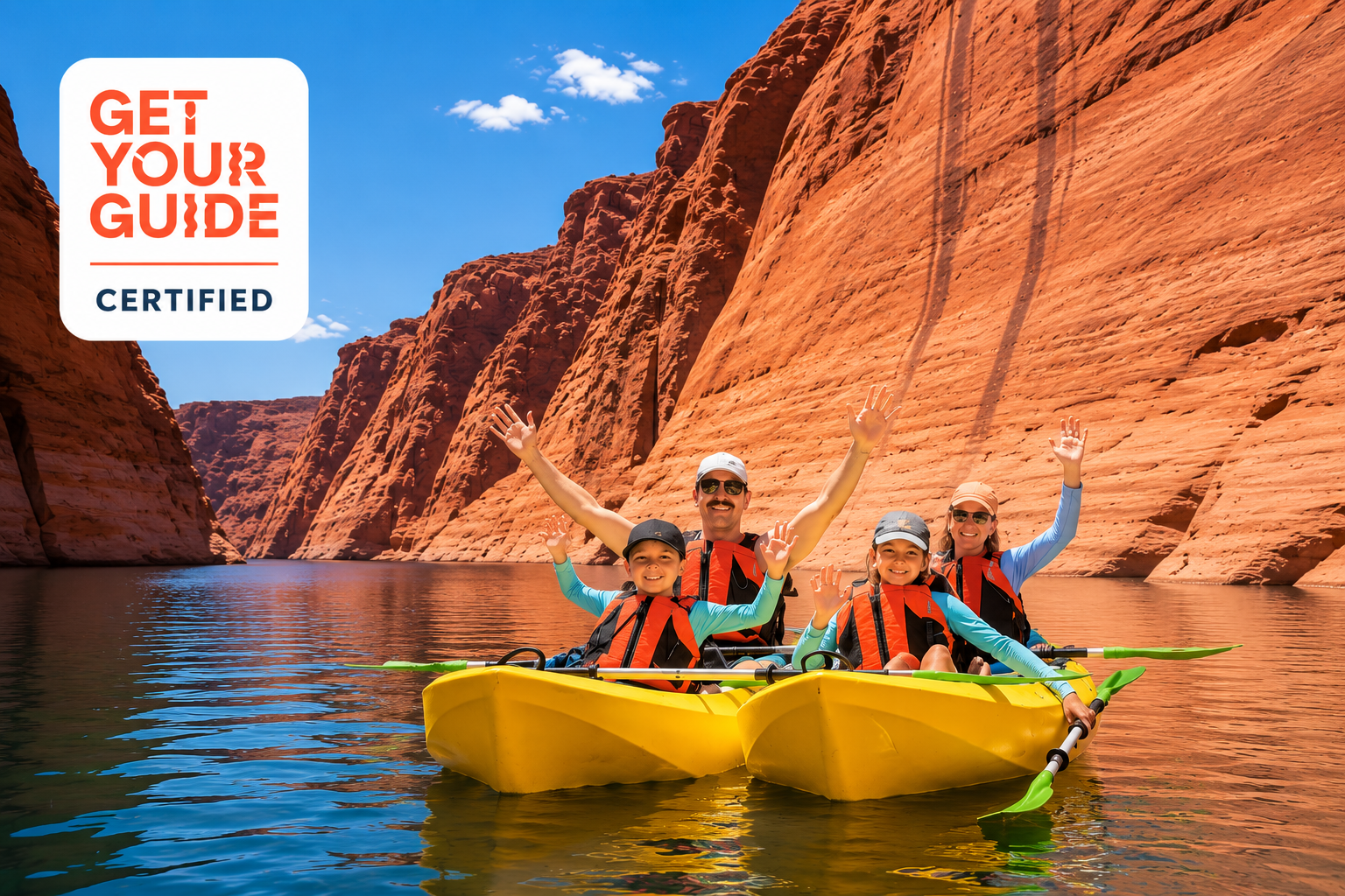 Lake Powell to Water Antelope Canyon Guided Kayak & Hike