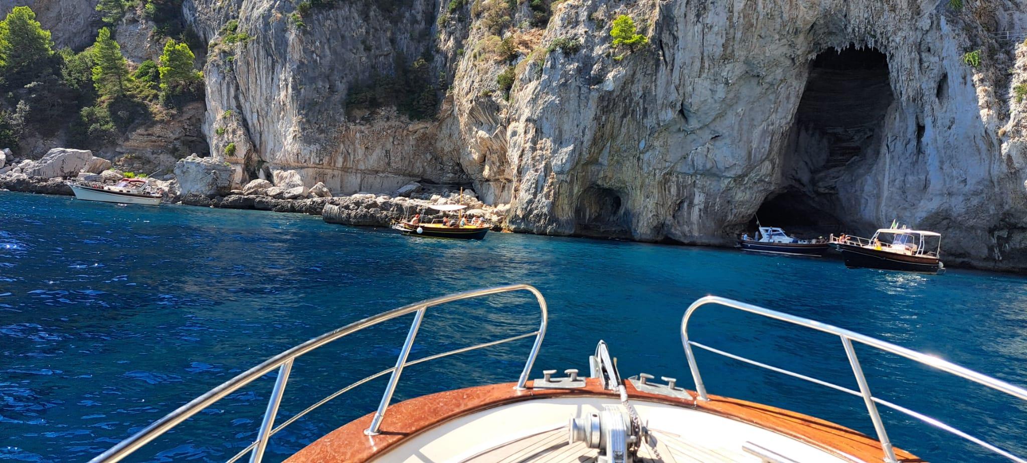 Capri Private Half-Day Boat Tour with Blue Grotto & Sea Caves