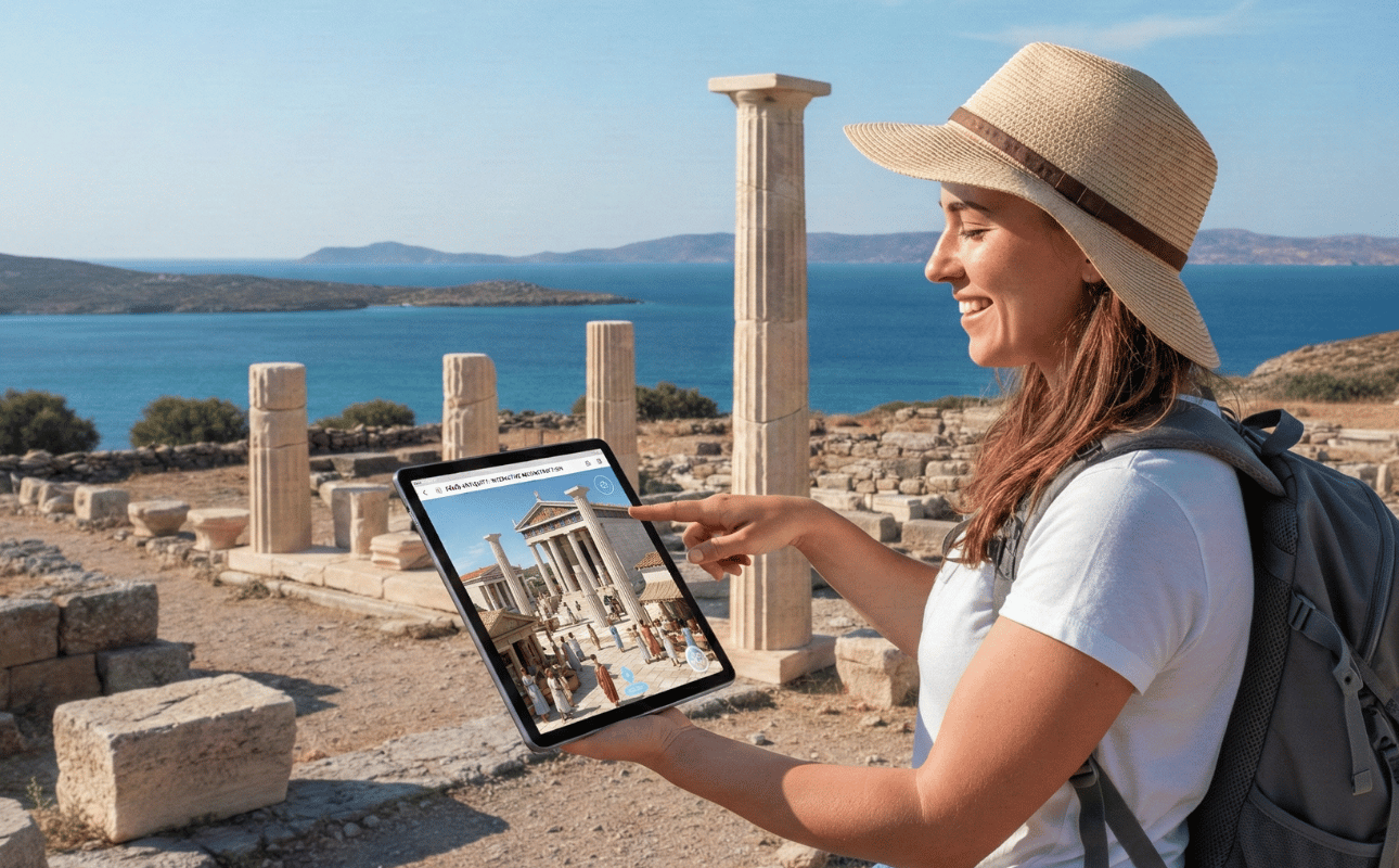 Mykonos: Rhenia Yacht Cruise and Guided Delos Tour