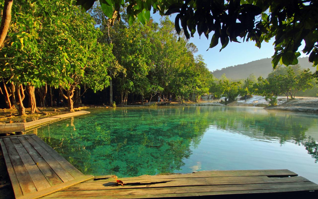 Krabi Jungle Day Tour: Hot Springs, Emerald Pool & Tiger Cave Temple