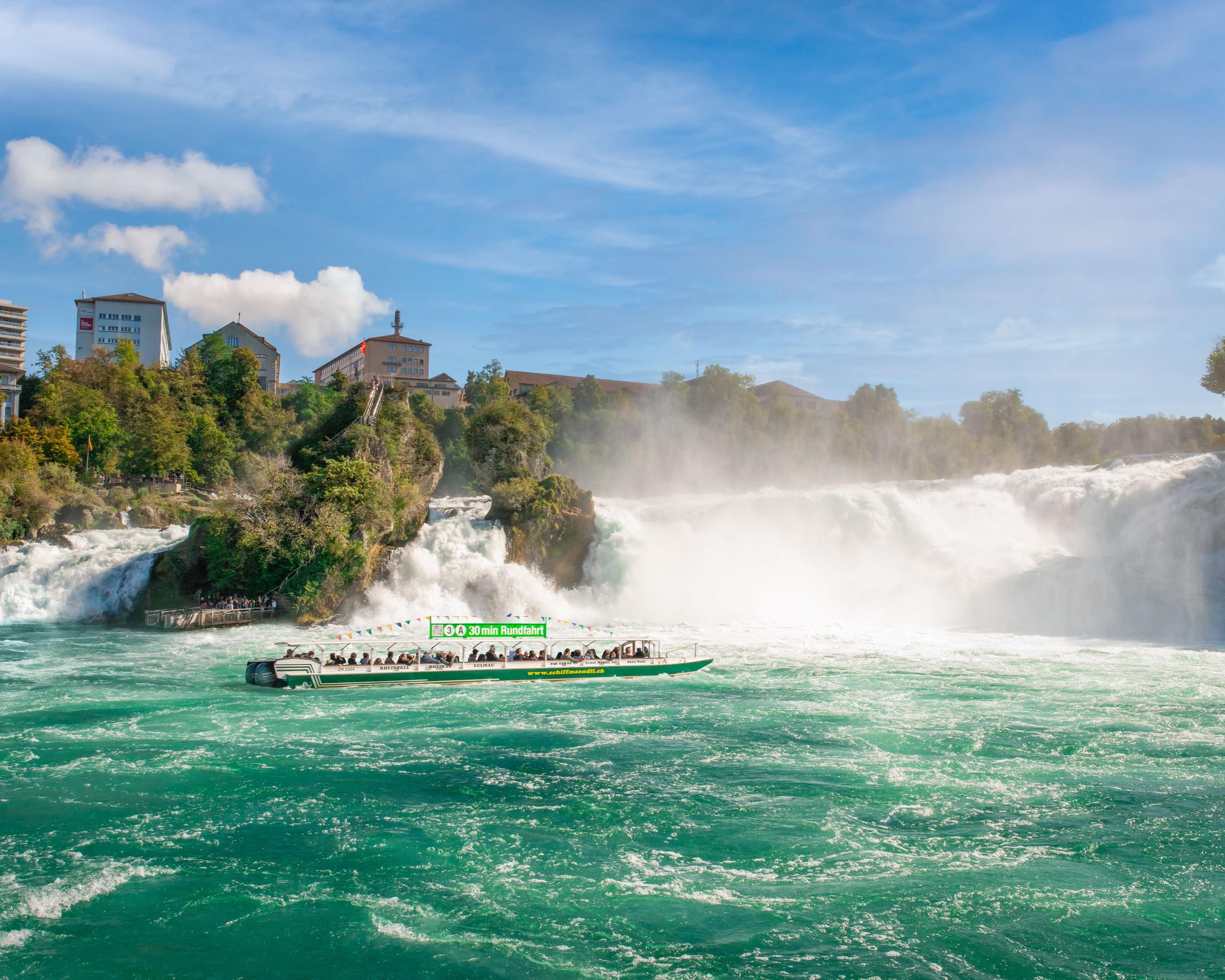 Rheinfall Bootstour Last Minute sofort buchbar