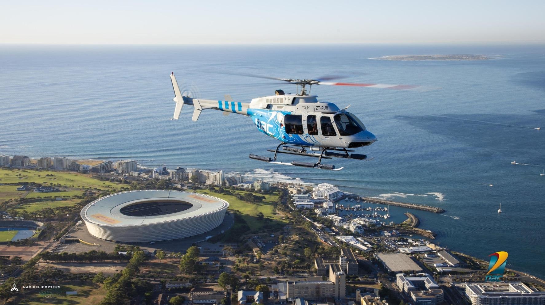 Cape Town Helicopter Flight Over the 12 Apostles with Champagne