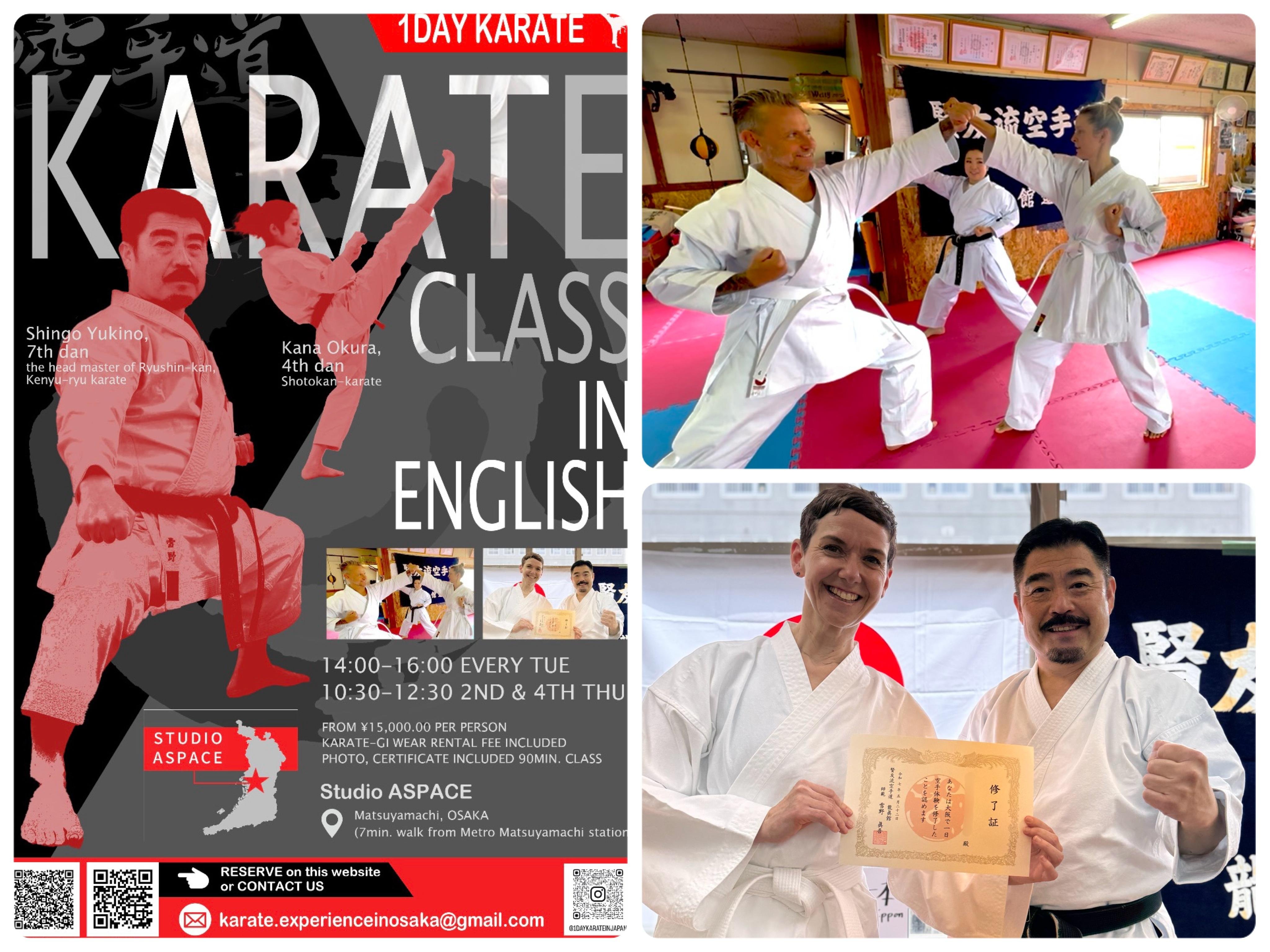 Samurai Karate Experience in Osaka – English-Friendly Class